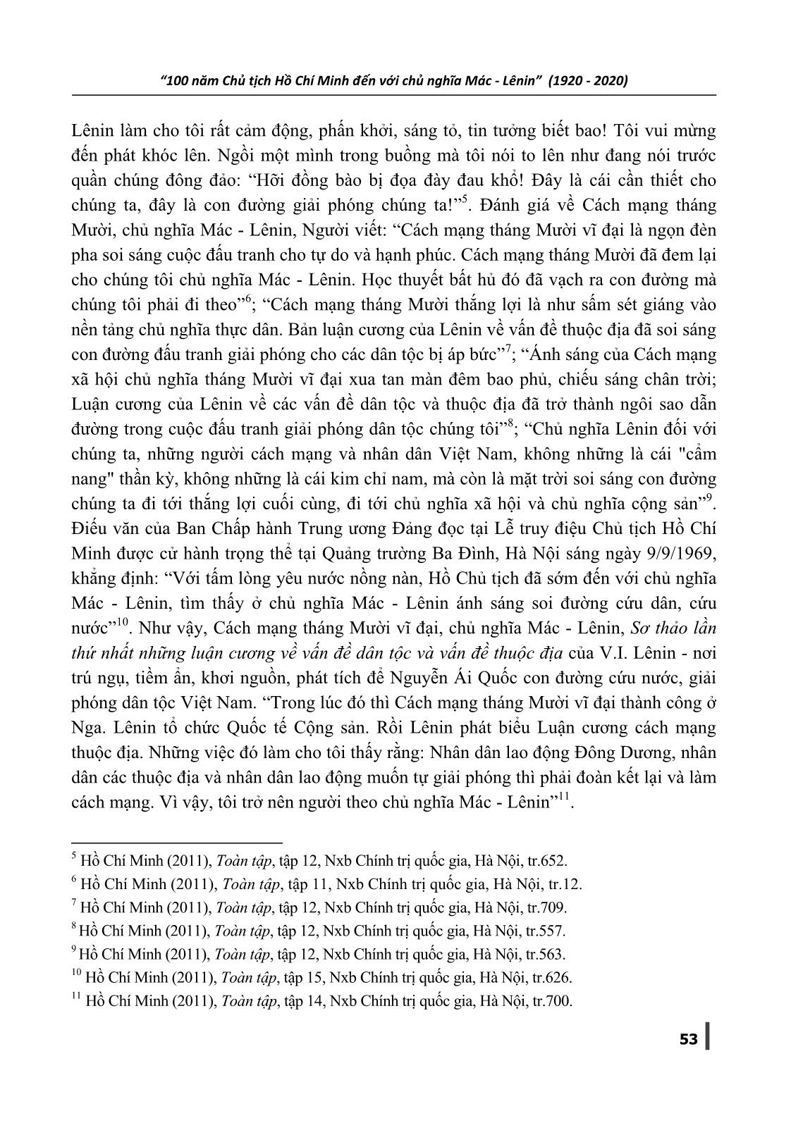 Vai trõ của chủ nghĩa Mác-Lênin với Việt Nam - Qua nhận định, đánh giá của Hồ Chí Minh trang 3