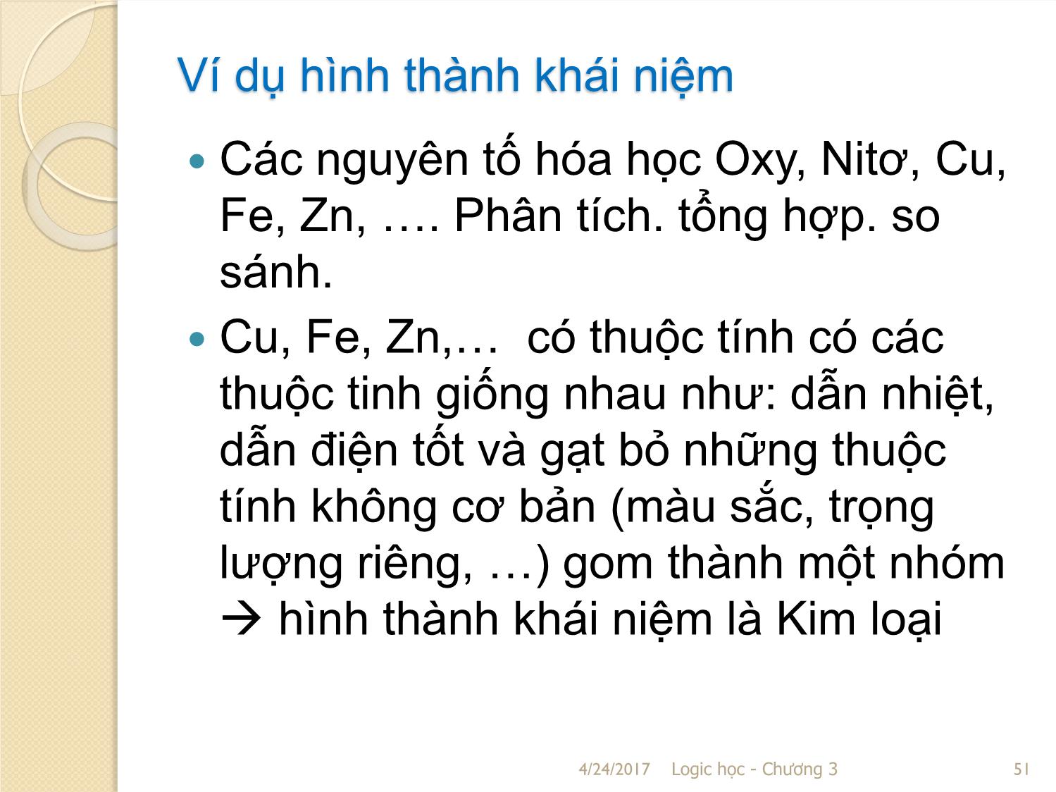 Bài giảng Logic học - Chương 3: Khái niệm trang 9