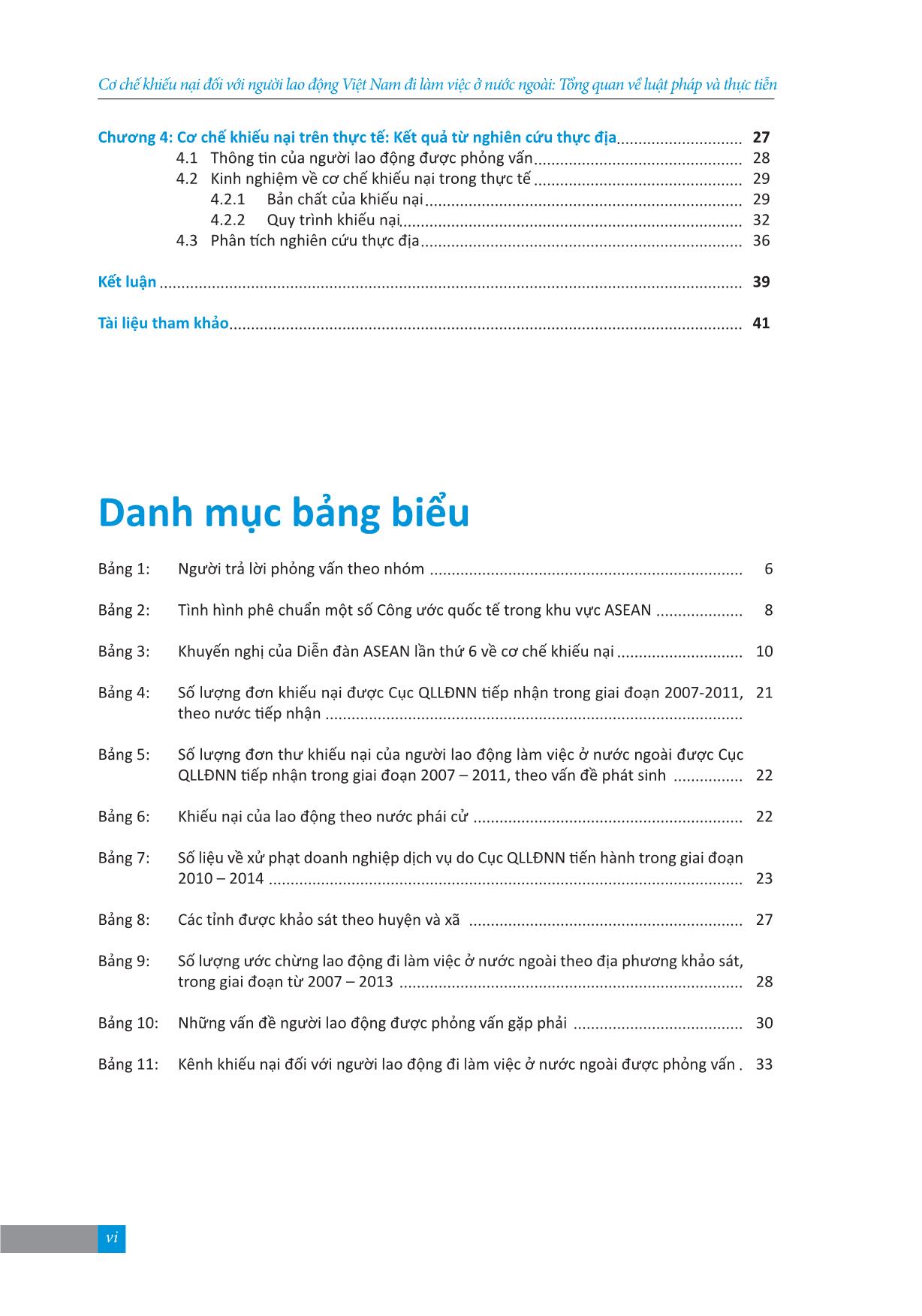 Cơ chế khiếu nại đối với người lao động Việt Nam đi làm việc ở nước ngoài trang 6