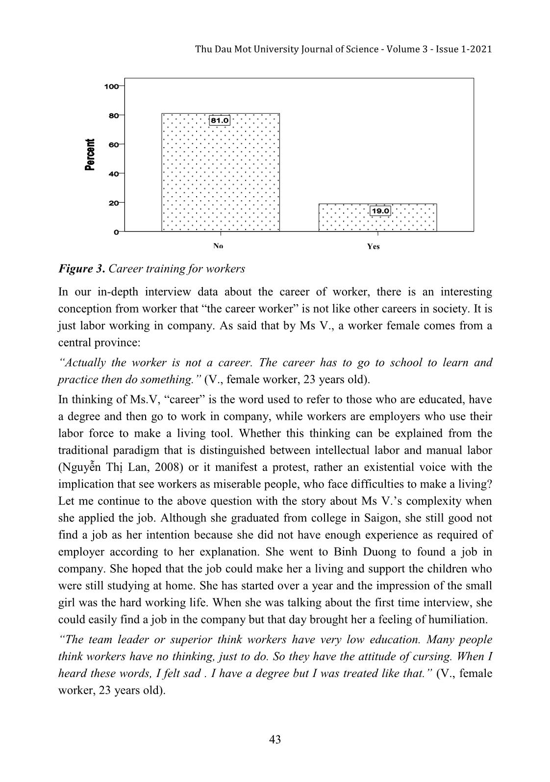 A discourse analysis about career and social status of the Vietnam working class: A case study from Binh Duong province, Vietnam trang 8