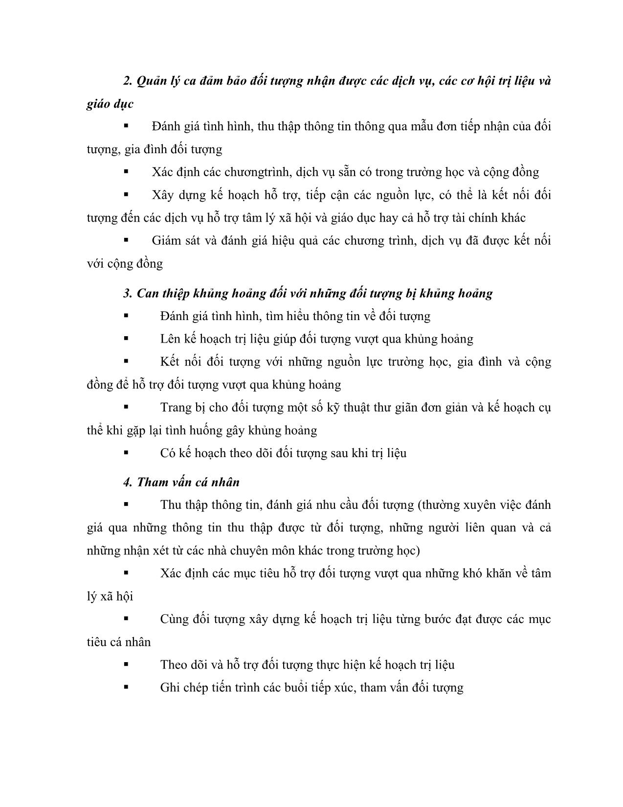 Bài giảng Công tác xã hội trong trường học trang 4