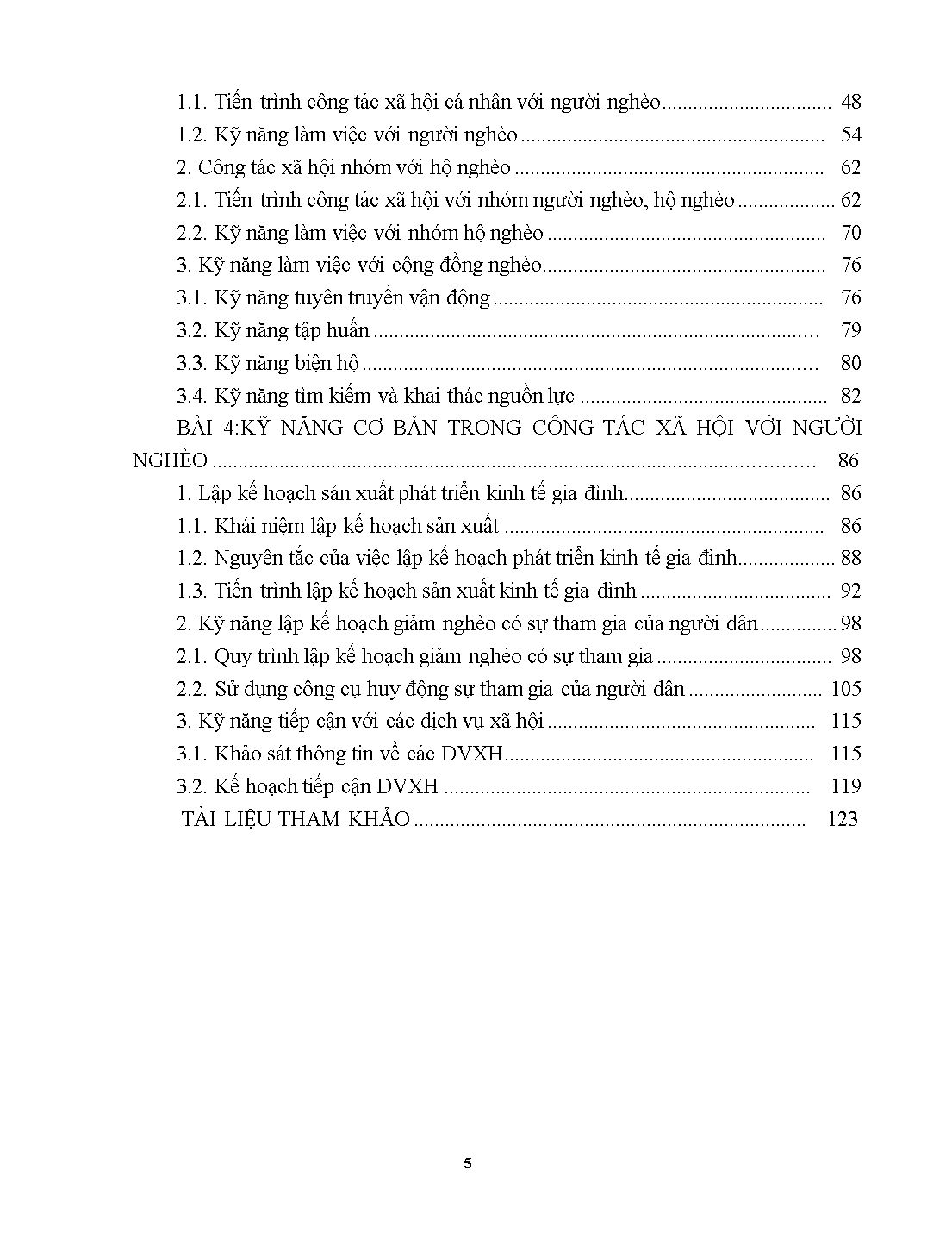 Giáo trình mô đun Công tác xã hội với người nghèo trang 5