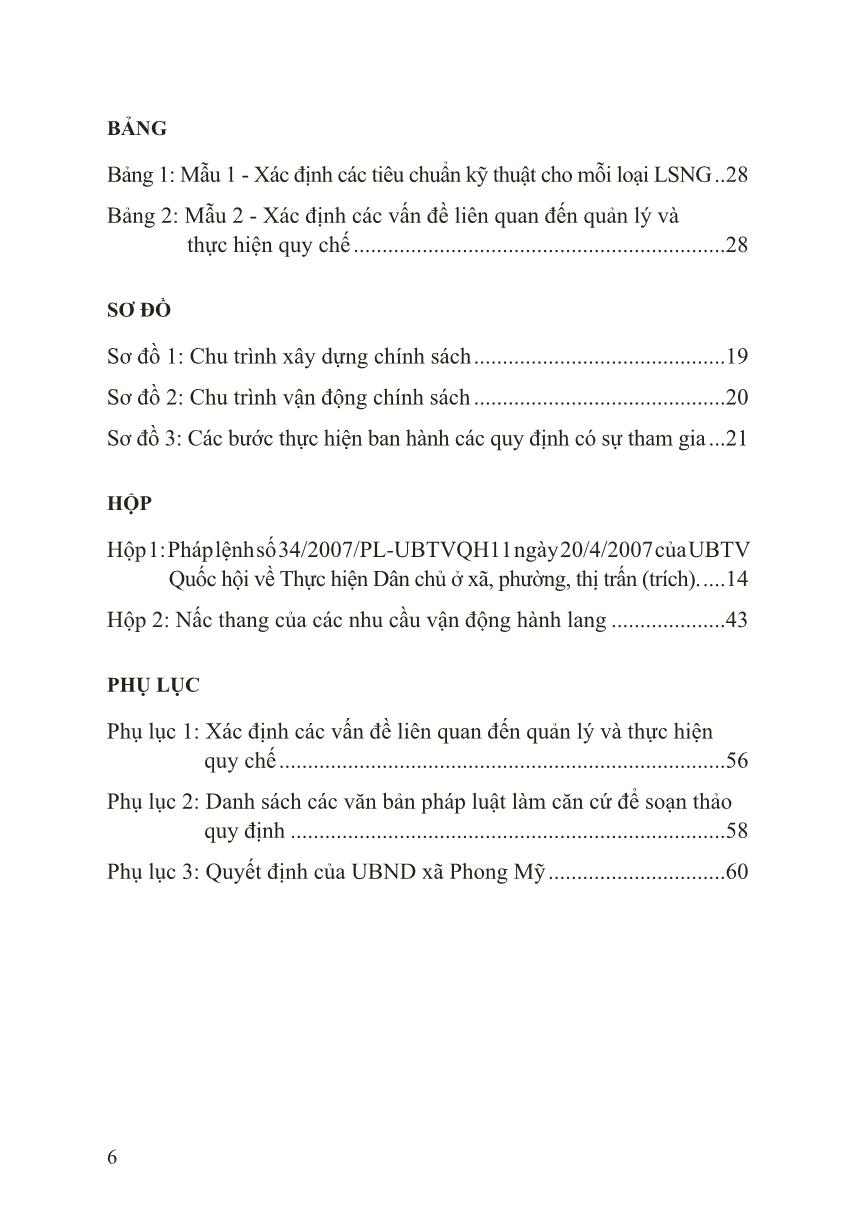 Sổ tay hướng dẫn Vận động công chúng tham gia xây dựng các quy định quản lý tài nguyên và bảo vệ môi trường trang 7
