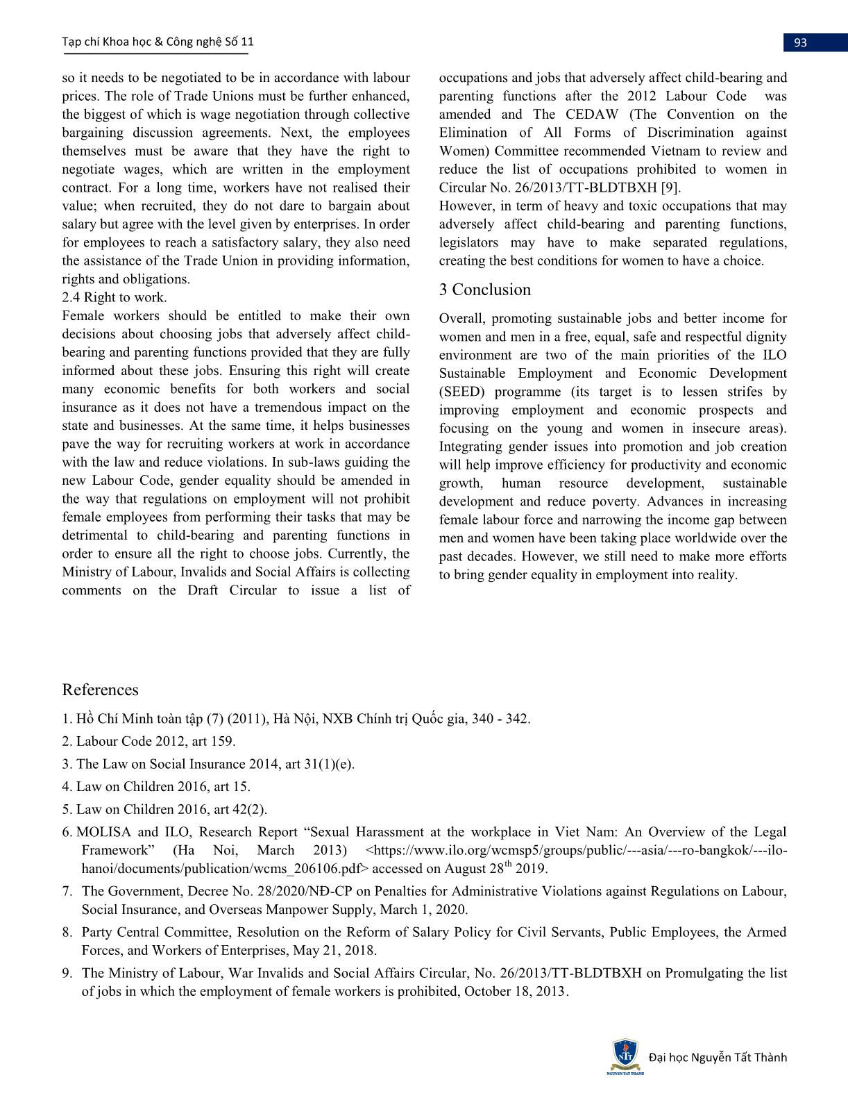 Suggestions for improvement in Vietnam employment laws in the context of gender equality trang 4