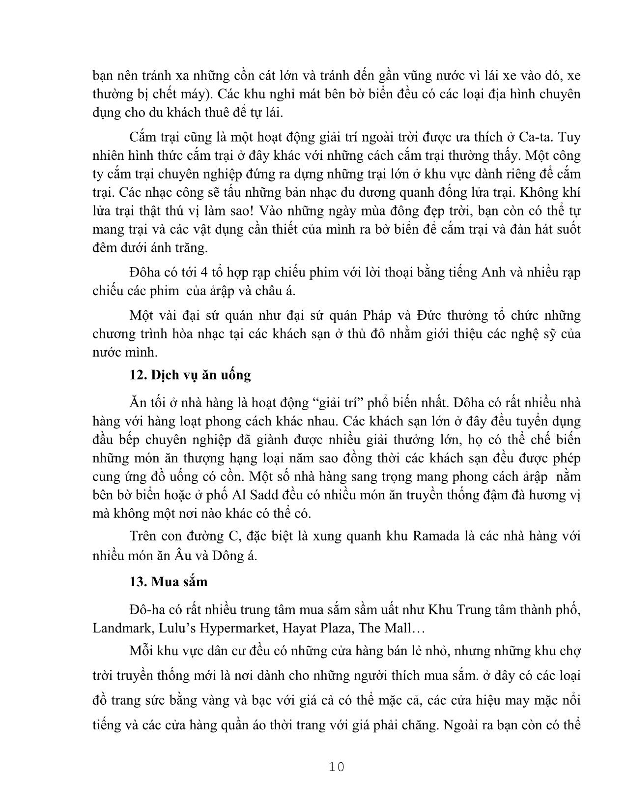 Tài liệu Những hiểu biết cần thiết dùng cho lao động Việt Nam đi làm việc tại Ca-ta trang 10