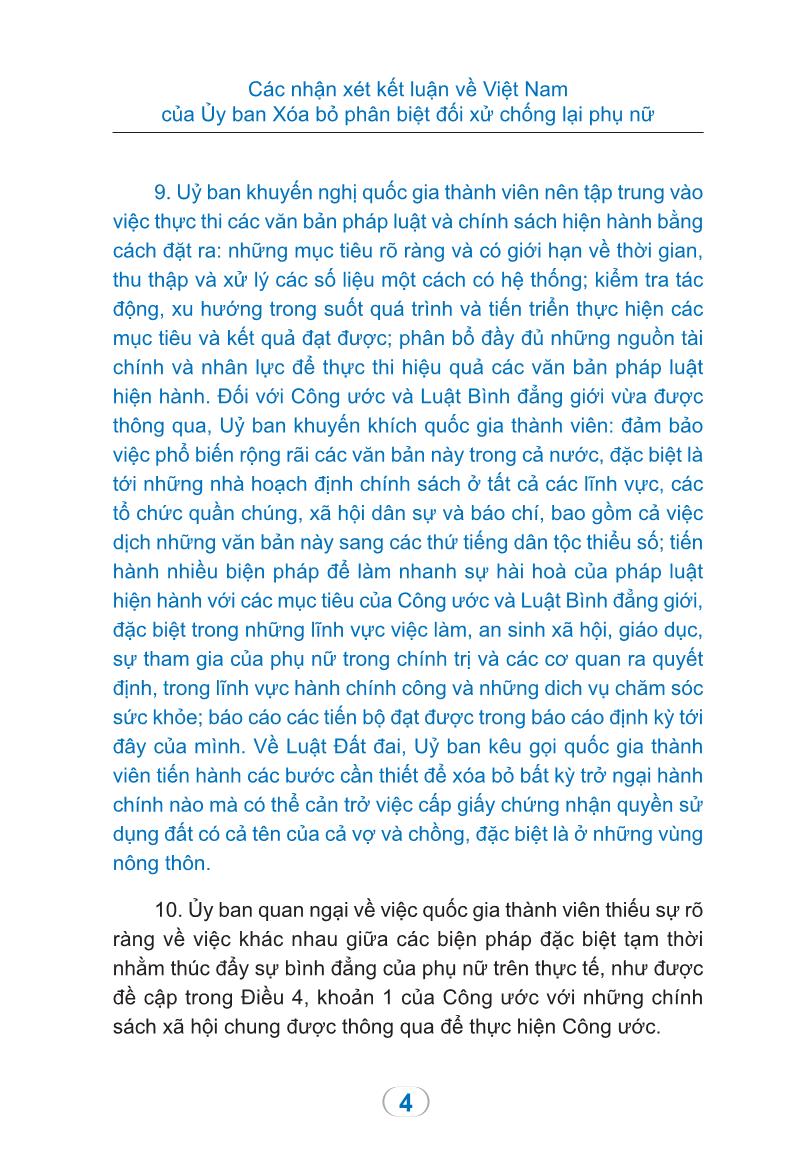 Tài liệu Các nhận xét kết luận về Việt Nam của ủy ban xóa bỏ phân biệt đối xử chống lại phụ nữ trang 10