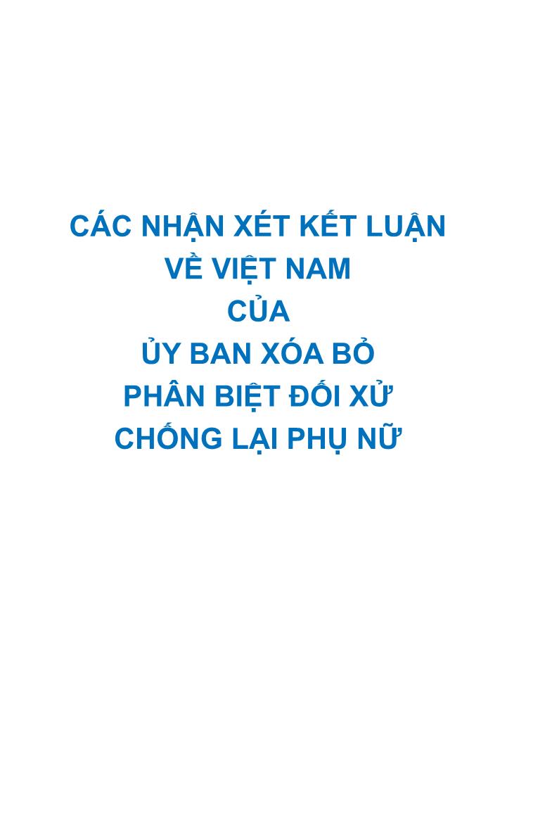 Tài liệu Các nhận xét kết luận về Việt Nam của ủy ban xóa bỏ phân biệt đối xử chống lại phụ nữ trang 3