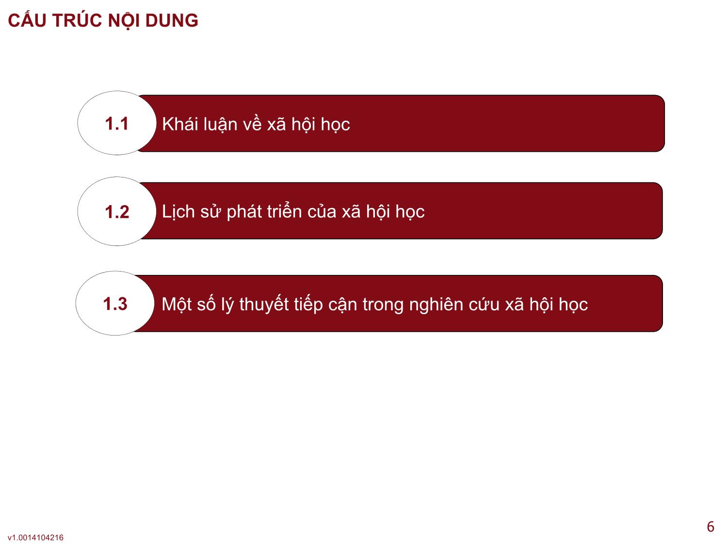 Bài giảng Xã hội học đại cương - Bài 1: Nhập môn xã hội học - Lê Ngọc Thông trang 6