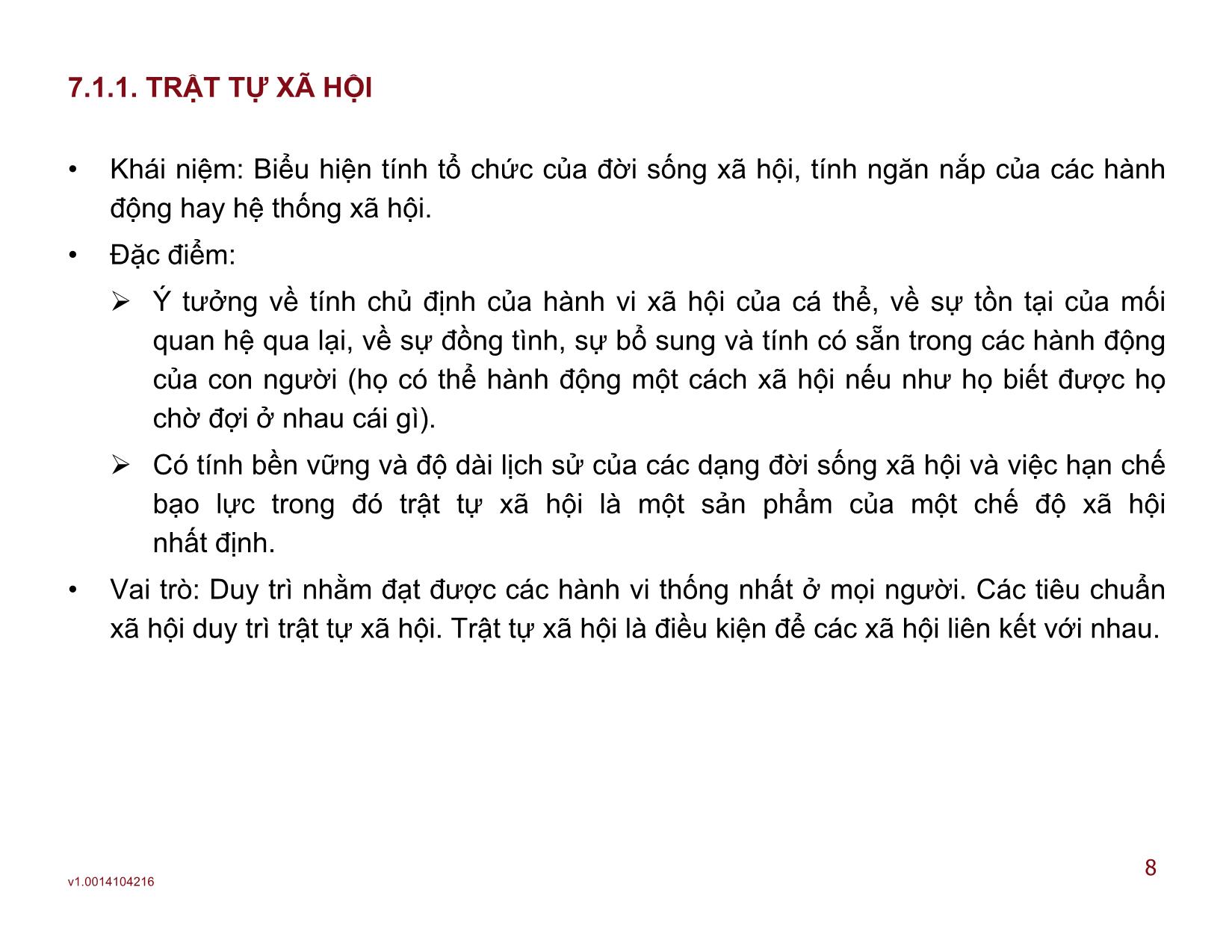 Bài giảng Xã hội học đại cương - Bài 7: Xã hội học tội phạm - Lê Ngọc Thông trang 8