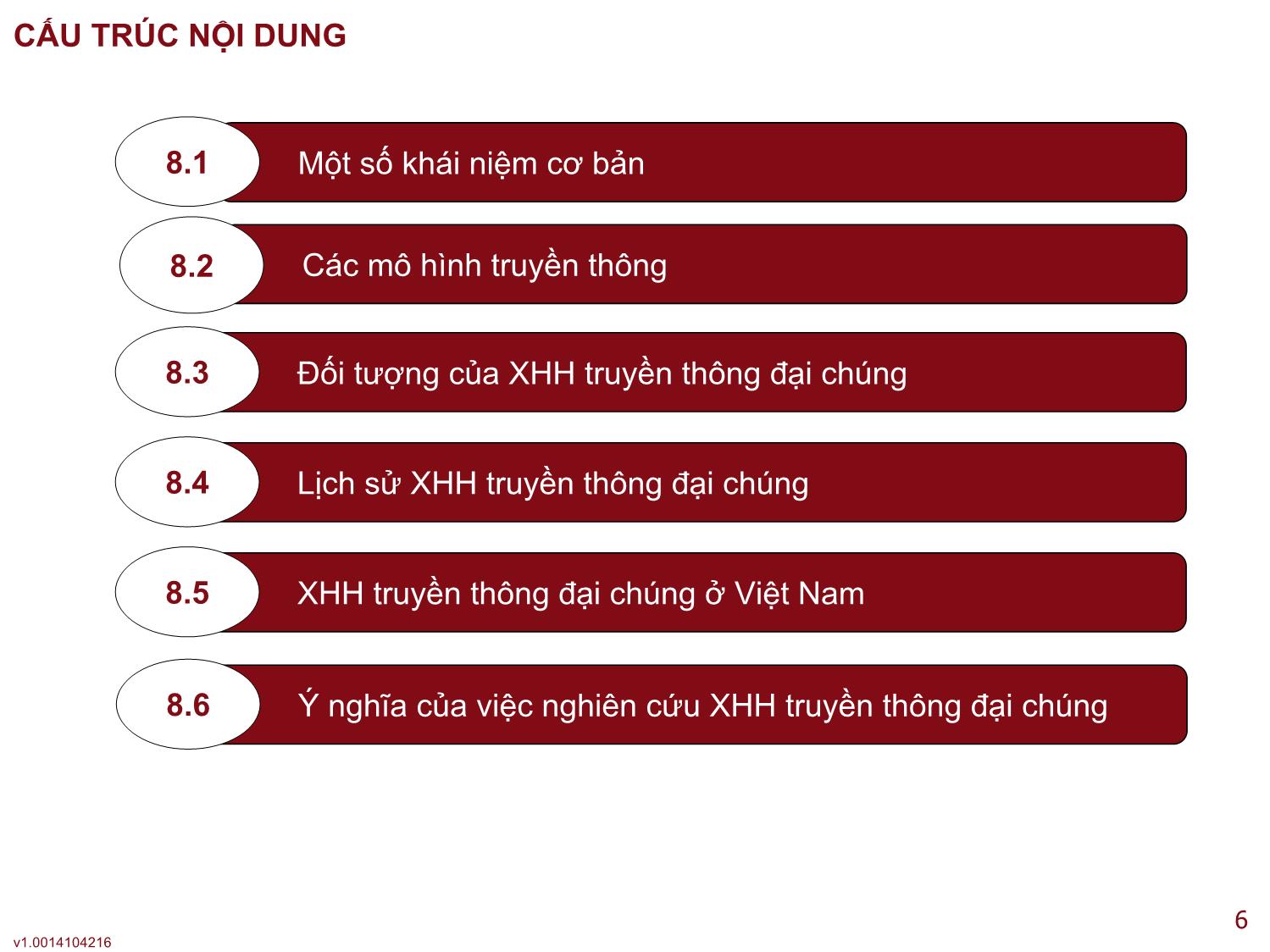 Bài giảng Xã hội học đại cương - Bài 8: Xã hội học truyền thông đại chúng - Lê Ngọc Thông trang 6