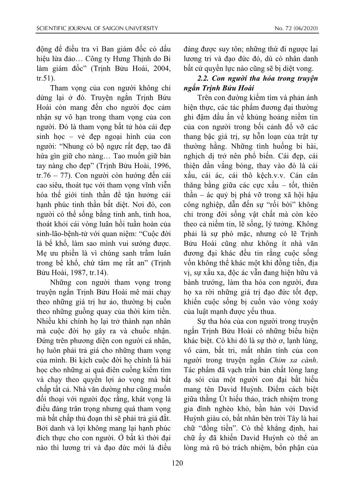 Con người Nam Bộ trong truyện ngắn Trịnh Bửu Hoài trang 3