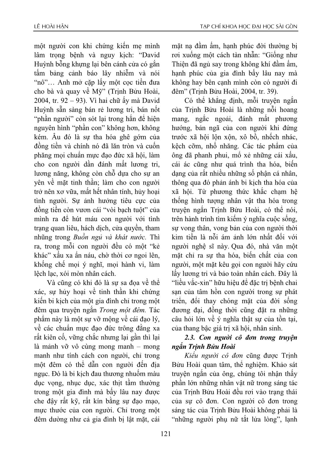 Con người Nam Bộ trong truyện ngắn Trịnh Bửu Hoài trang 4