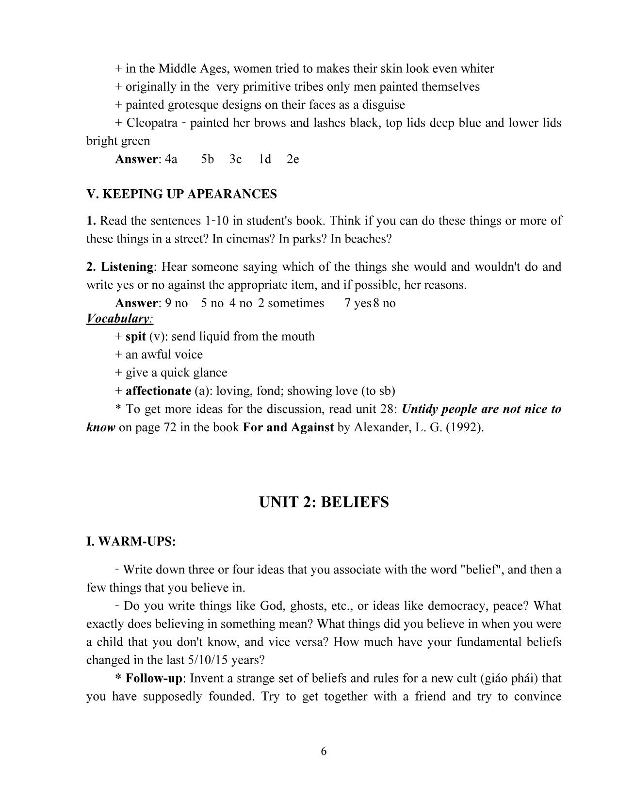 Giáo trình Speaking 3 (Phần 1) trang 6