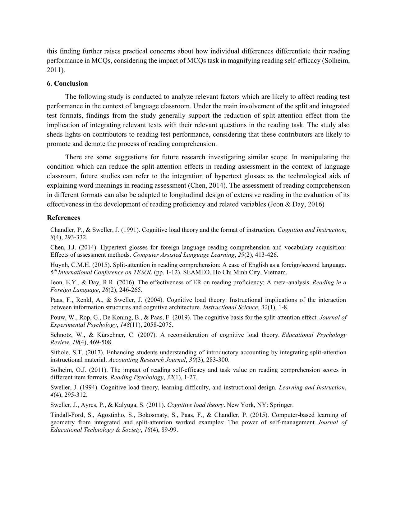 Implicating the integrated format on reading test assessment: An evaluation of relevant factors trang 8