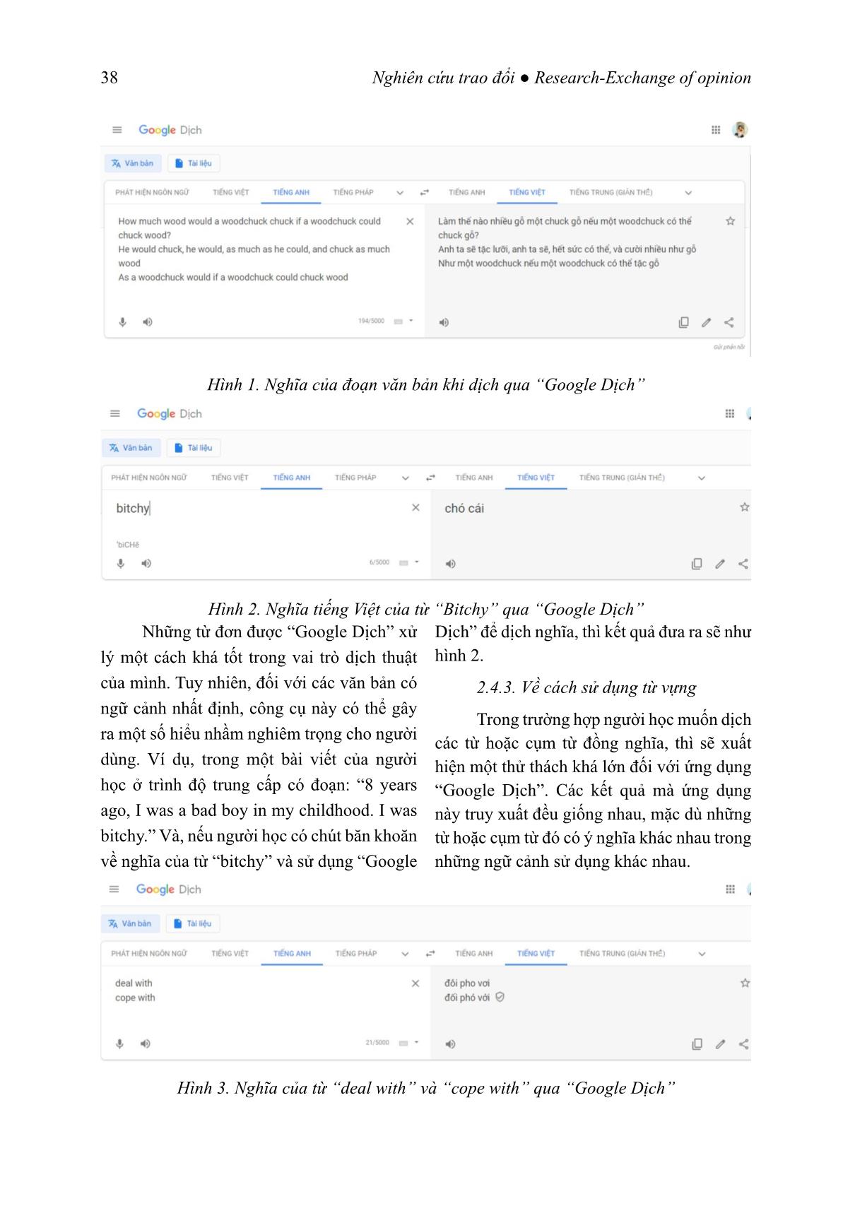 Sử dụng “Google dịch” để hỗ trợ thực hành dịch cho sinh viên chuyên ngữ năm thứ nhất – Trường Đại học Hồng Đức trang 4