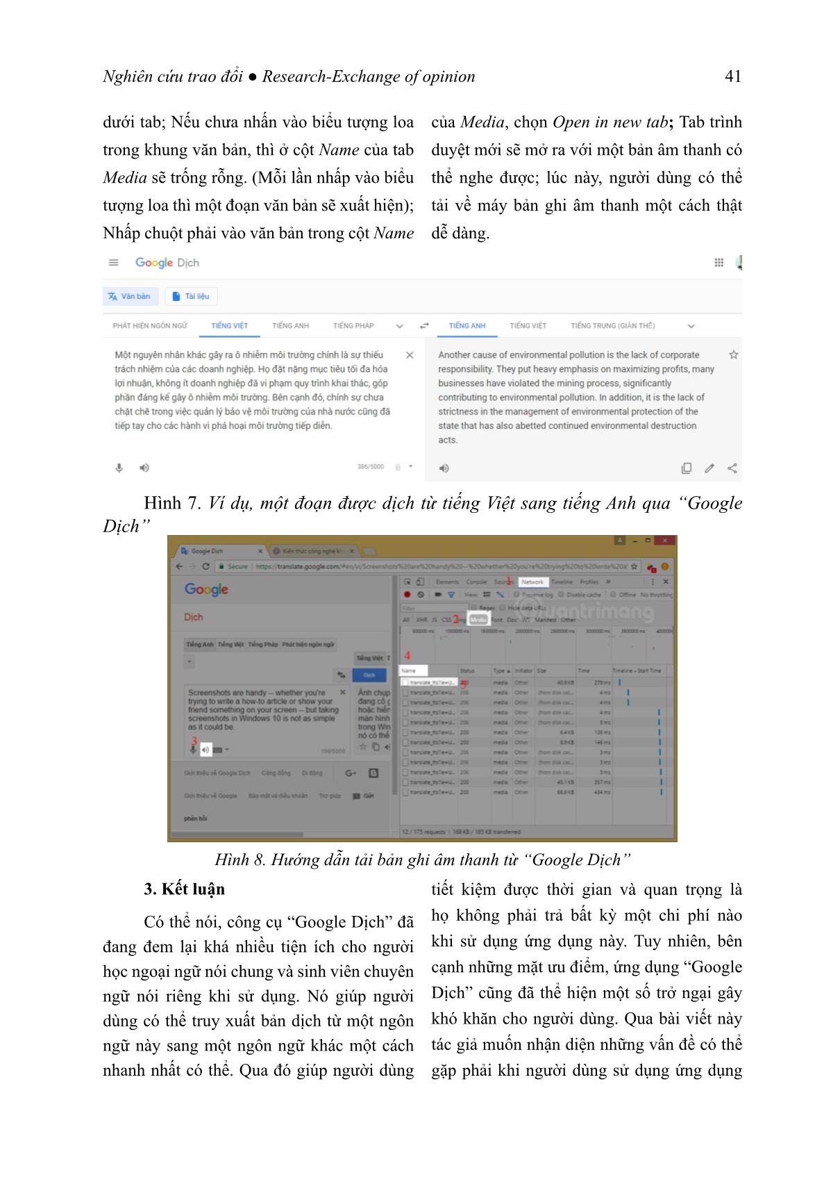 Sử dụng “Google dịch” để hỗ trợ thực hành dịch cho sinh viên chuyên ngữ năm thứ nhất – Trường Đại học Hồng Đức trang 7