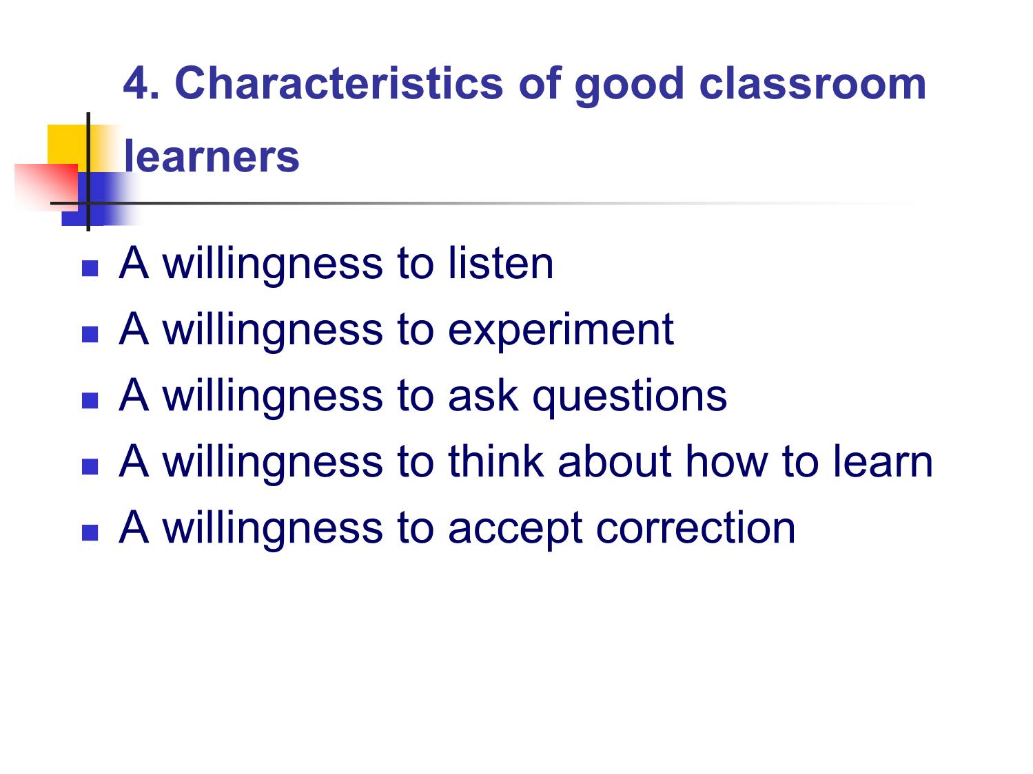 Bài giảng Phương pháp giảng dạy Tiếng Anh - Chapter 2: How to be a good learner trang 5