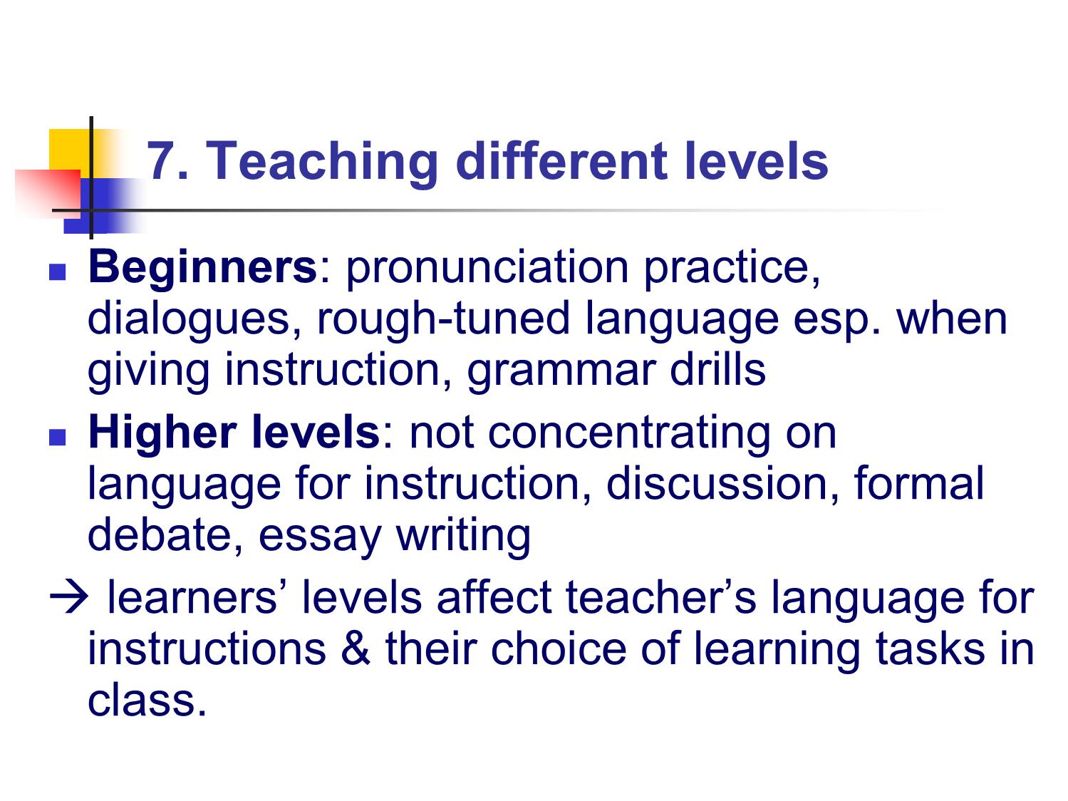 Bài giảng Phương pháp giảng dạy Tiếng Anh - Chapter 2: How to be a good learner trang 8