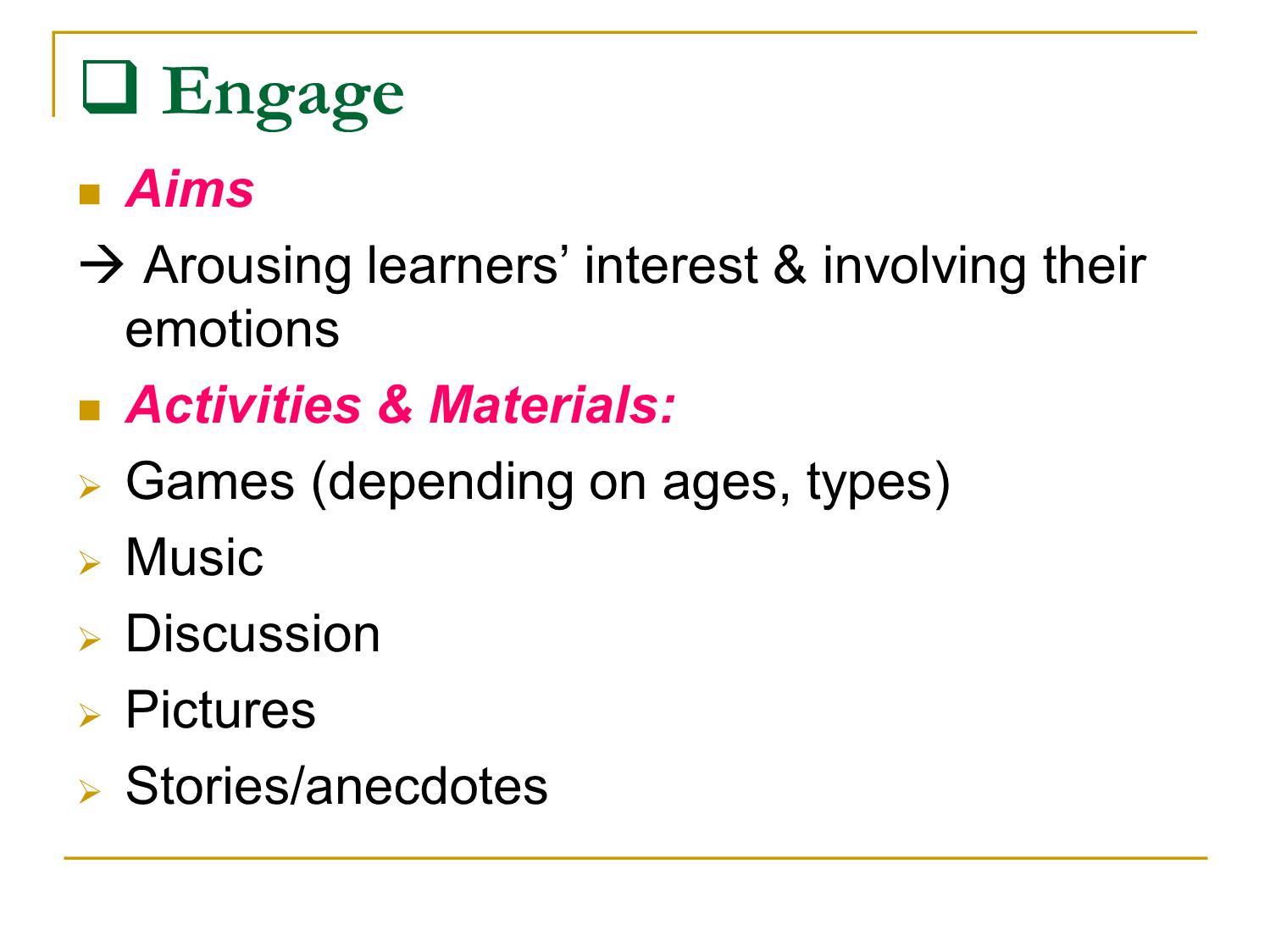 Bài giảng Phương pháp giảng dạy Tiếng Anh - Chapter 4: How to describe learning & teaching trang 4