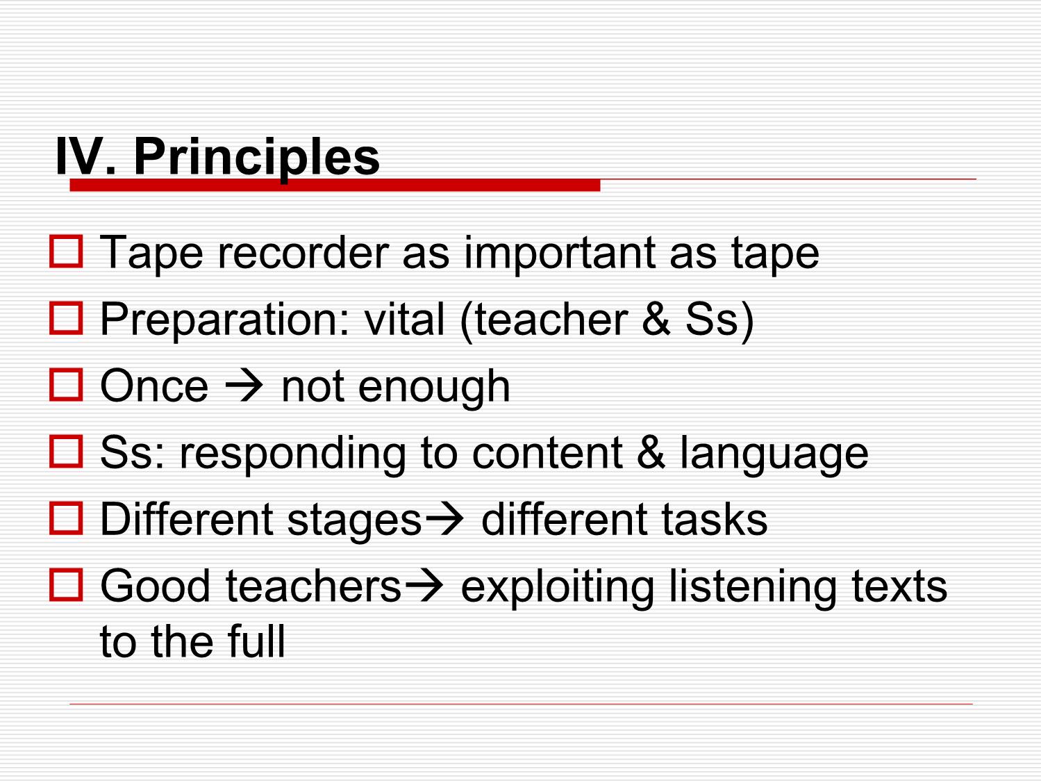 Bài giảng Phương pháp giảng dạy Tiếng Anh - Chapter 10: How to teach listening trang 5