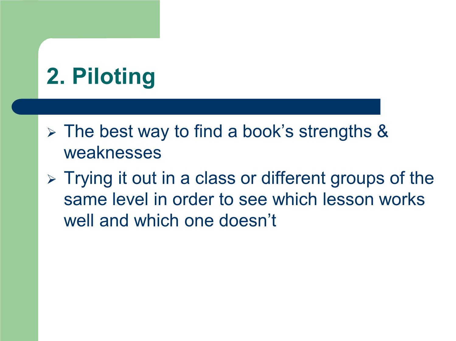 Bài giảng Phương pháp giảng dạy Tiếng Anh - Chapter 11: How to use textbooks trang 7