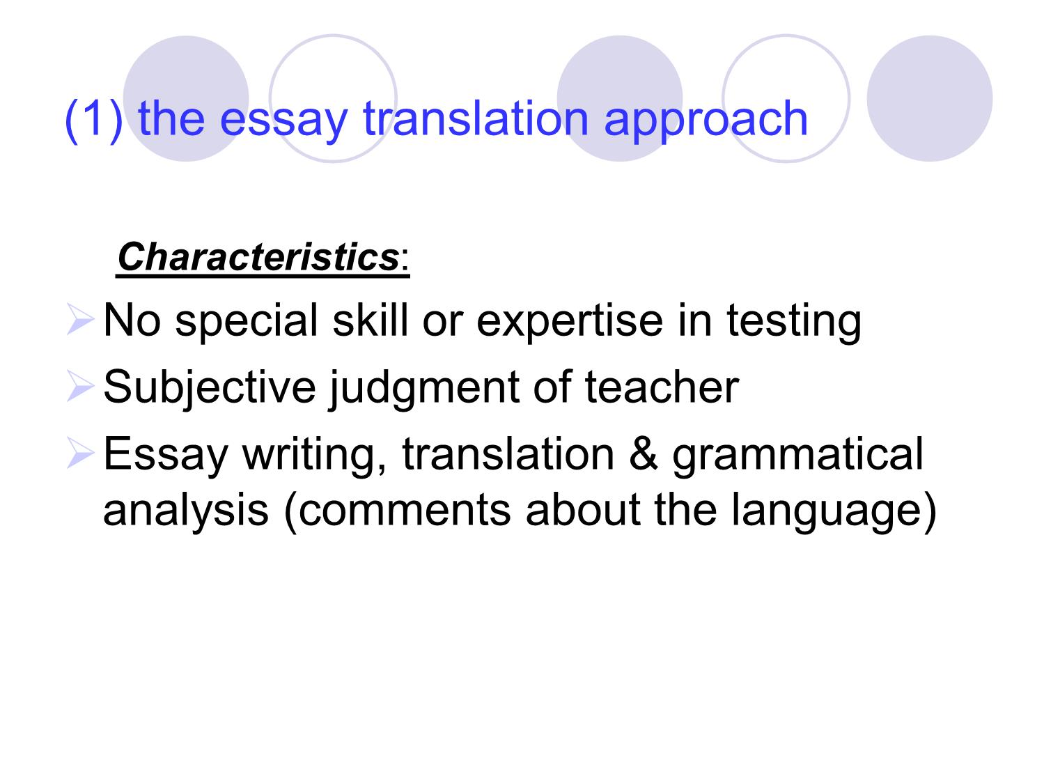Bài giảng Phương pháp kiểm tra và đánh giá học tập - Chapter 2: Approaches to language testing trang 2
