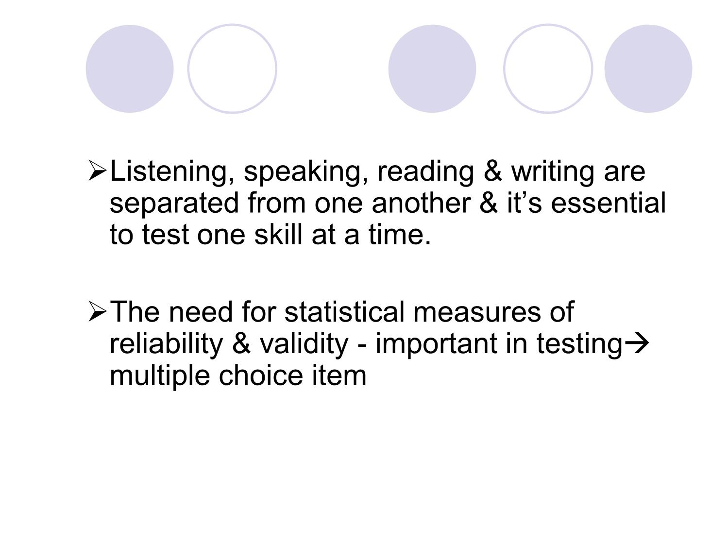 Bài giảng Phương pháp kiểm tra và đánh giá học tập - Chapter 2: Approaches to language testing trang 5