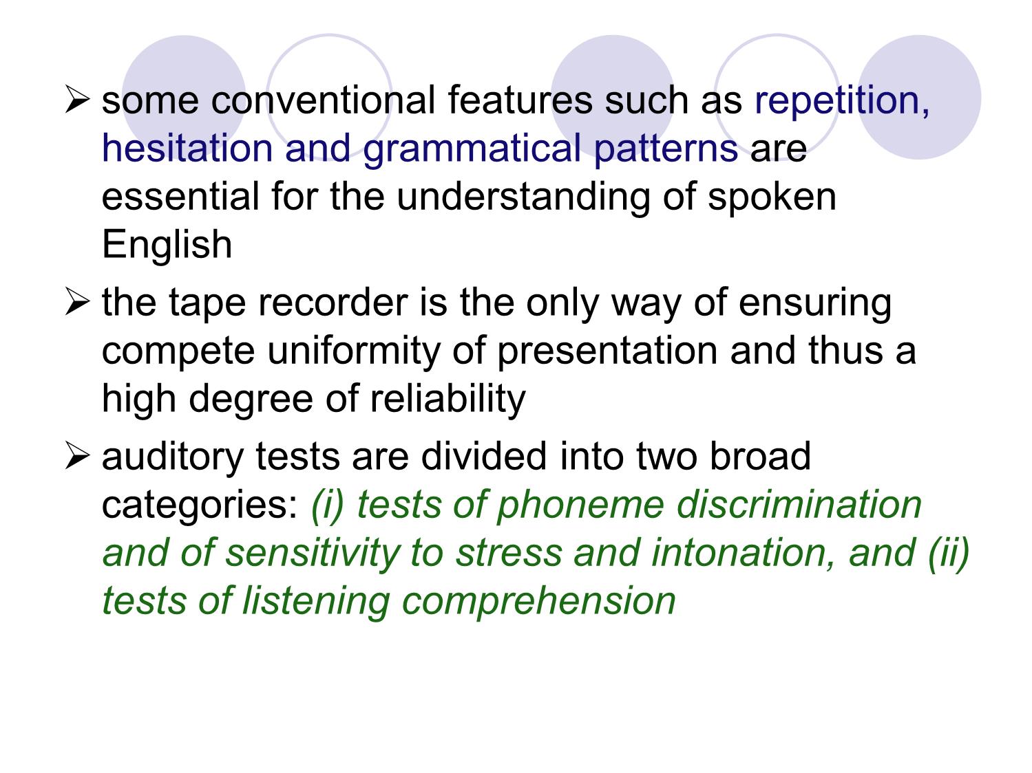 Bài giảng Phương pháp kiểm tra và đánh giá học tập - Chapter 6: Listening comprehension tests trang 3