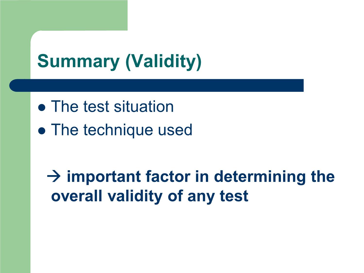 Bài giảng Phương pháp kiểm tra và đánh giá học tập - Chapter 10: Criteria and Test Types trang 9