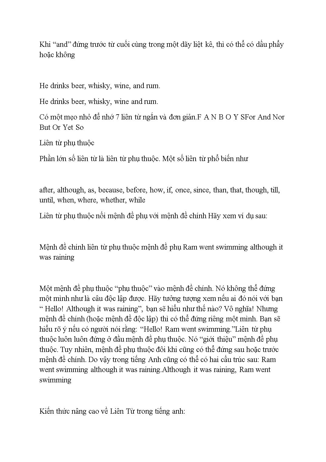 Cách sử dụng các liên từ When, As soon as, While, Just as và Until trang 5