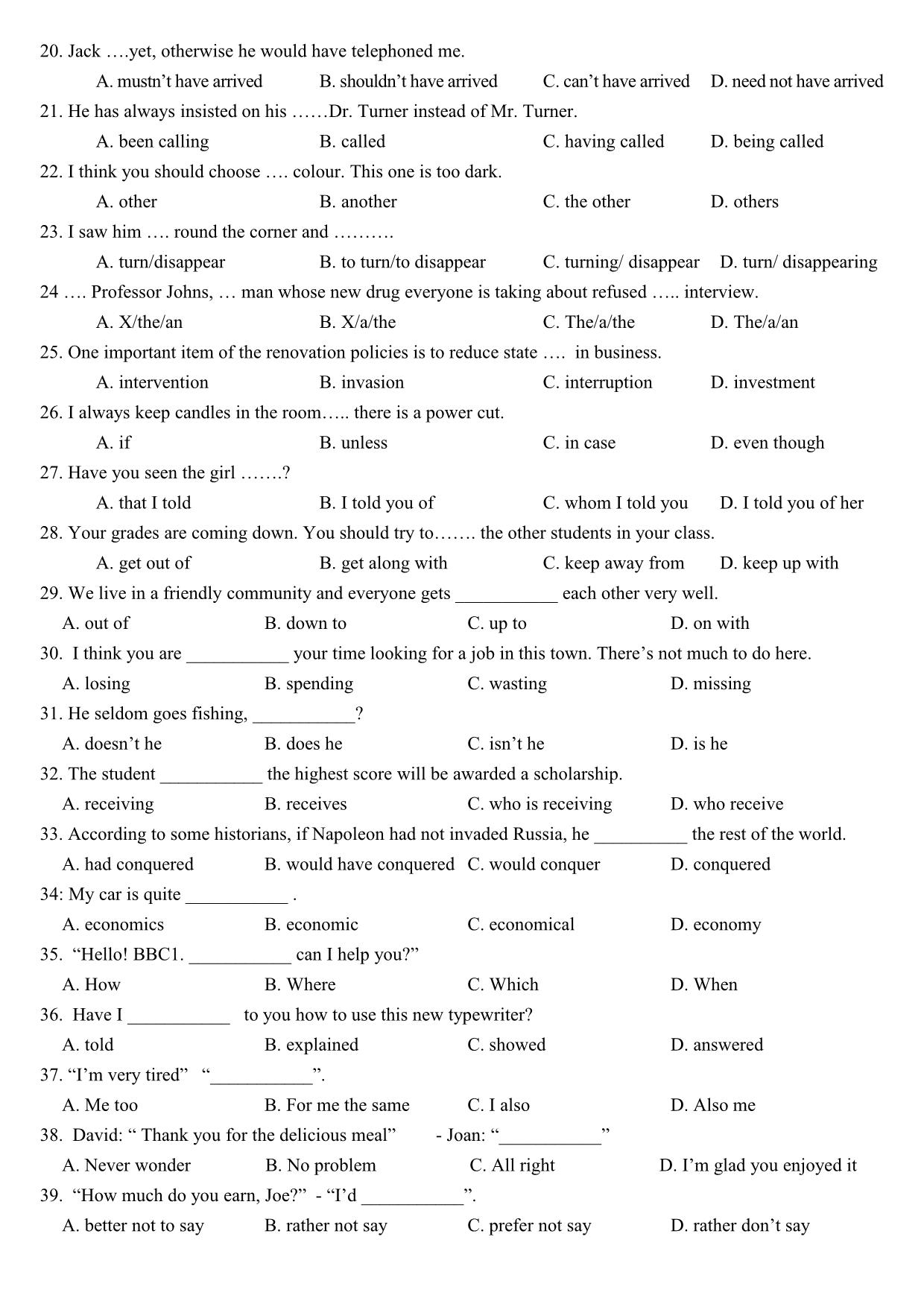 Focus on grammatical points trang 2