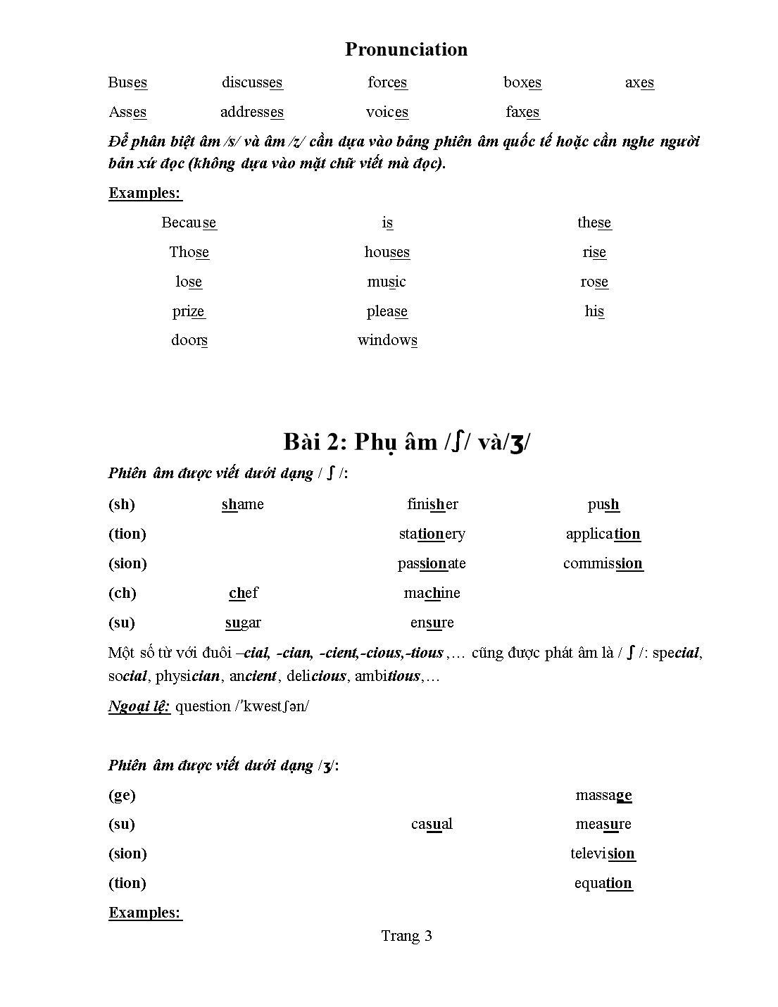 Tài liệu Pronunciation - Kim Thanh trang 4