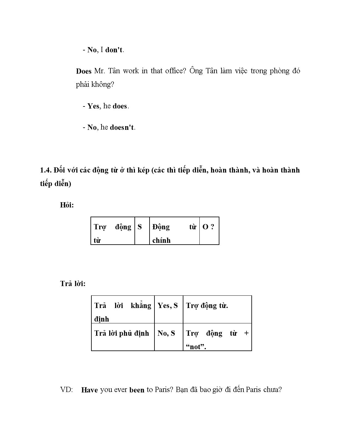 Tài liệu Cách đặt câu hỏi trong tiếng Anh trang 5