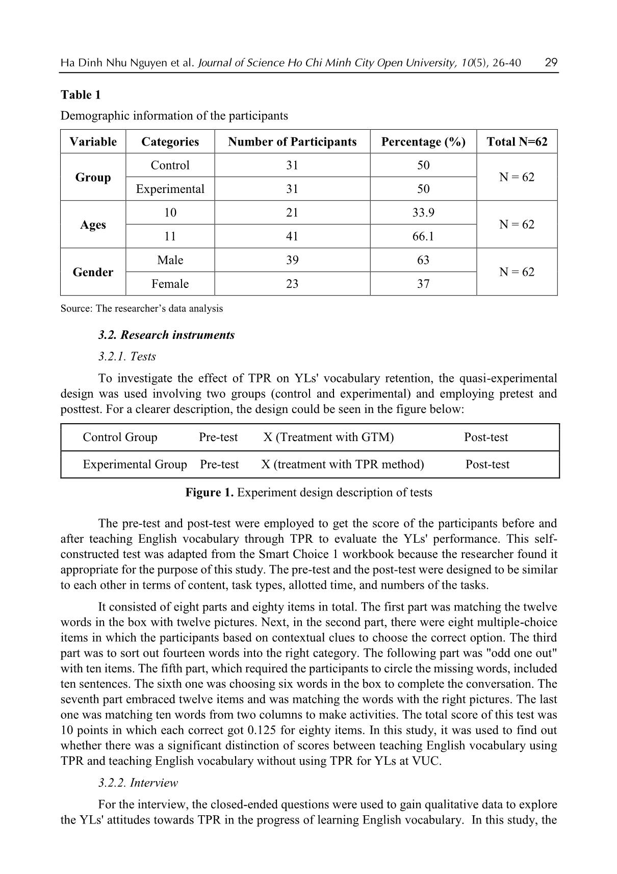 Teaching English vocabulary to young learners through total physical response method trang 4