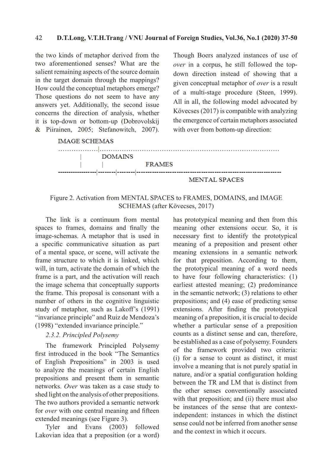 The meaning extension of over: A critique of key theories trang 6