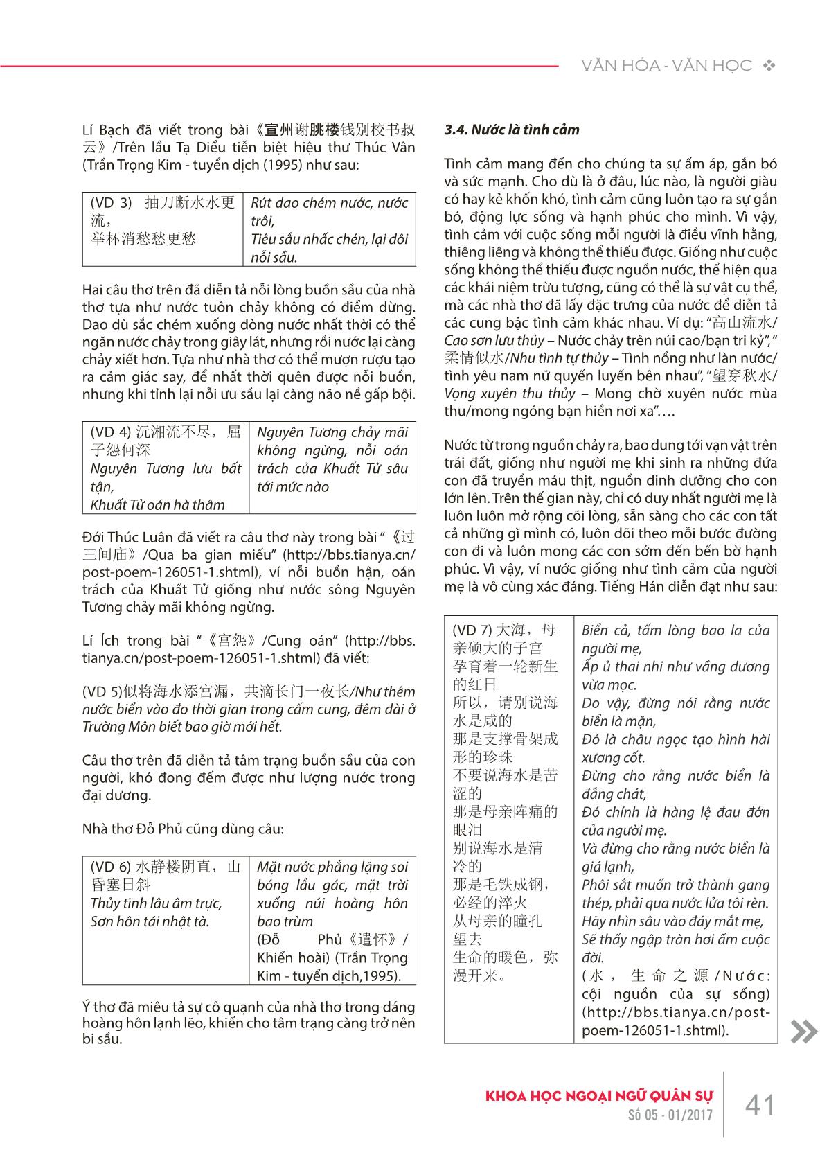Bàn về ẩn dụ ý niệm 水/nước với con người trong tiếng Hán trang 4