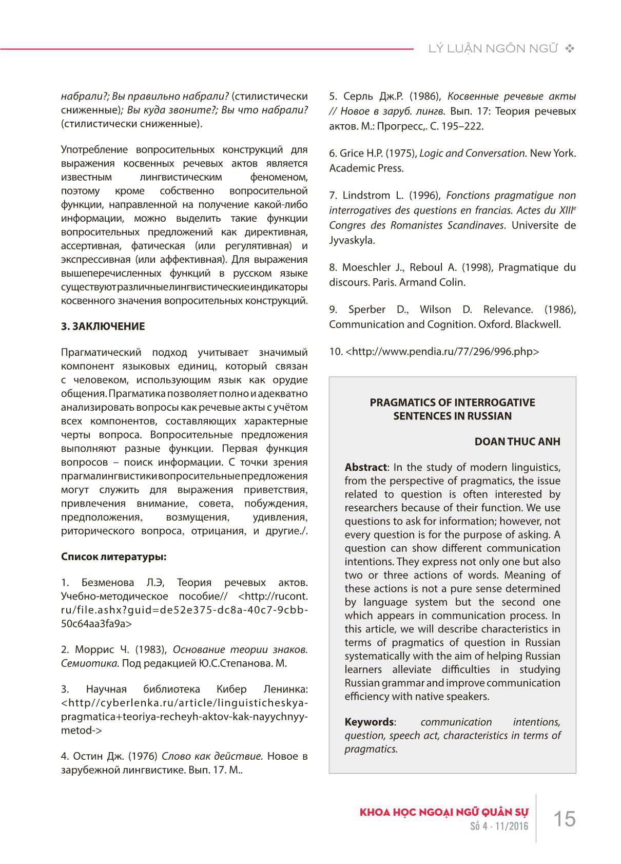 Bình diện ngữ dụng của câu nghi vấn trong tiếng Nga trang 5