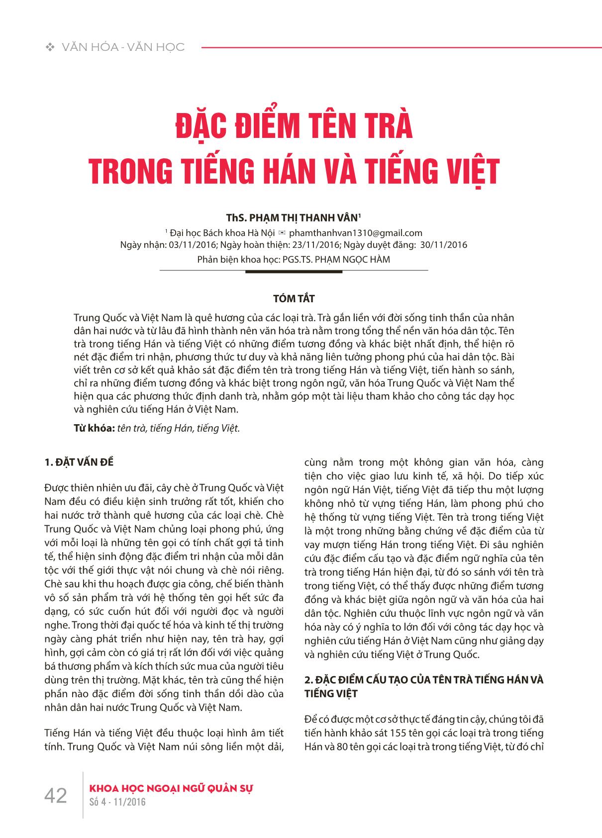 Đặc điểm tên trà trong tiếng Hán và tiếng Việt trang 1