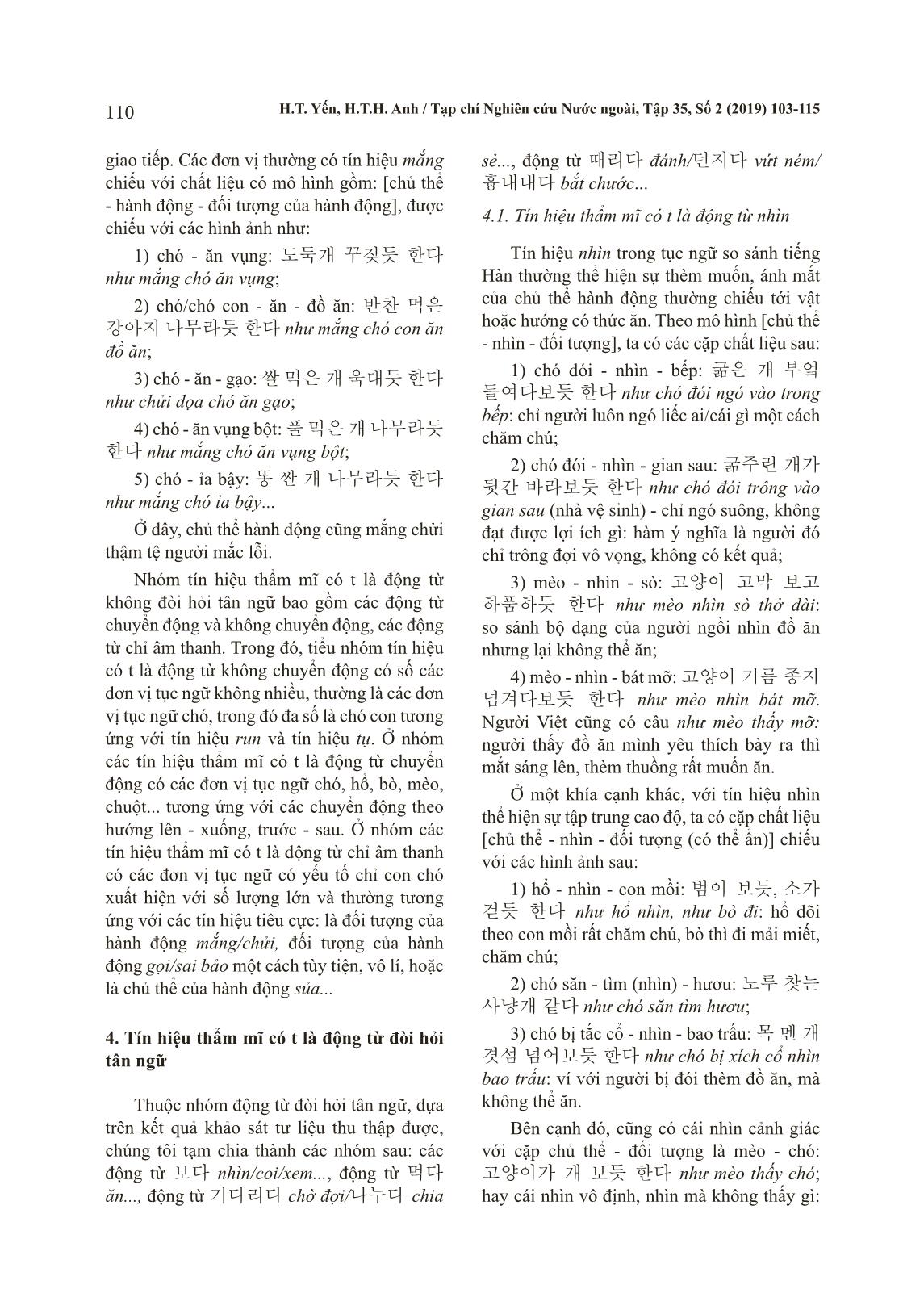 Đặc trưng tín hiệu thẩm mĩ của tục ngữ so sánh tiếng Hàn có yếu tố chỉ con giáp trang 8