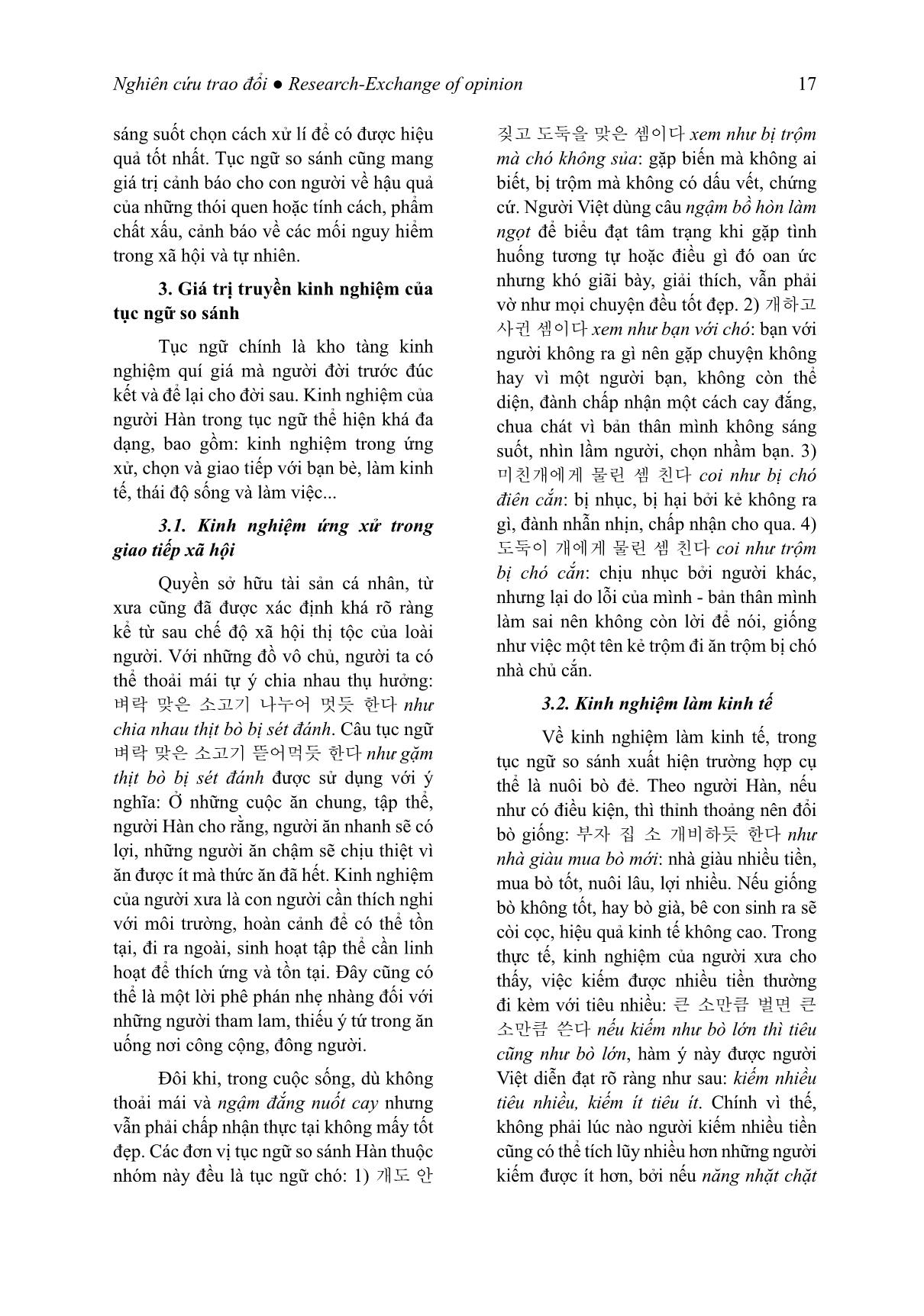 Giá trị giáo huấn của tục ngữ so sánh tiếng Hàn (Trọng tâm là các đơn vị có yếu tố chỉ con giáp) trang 8