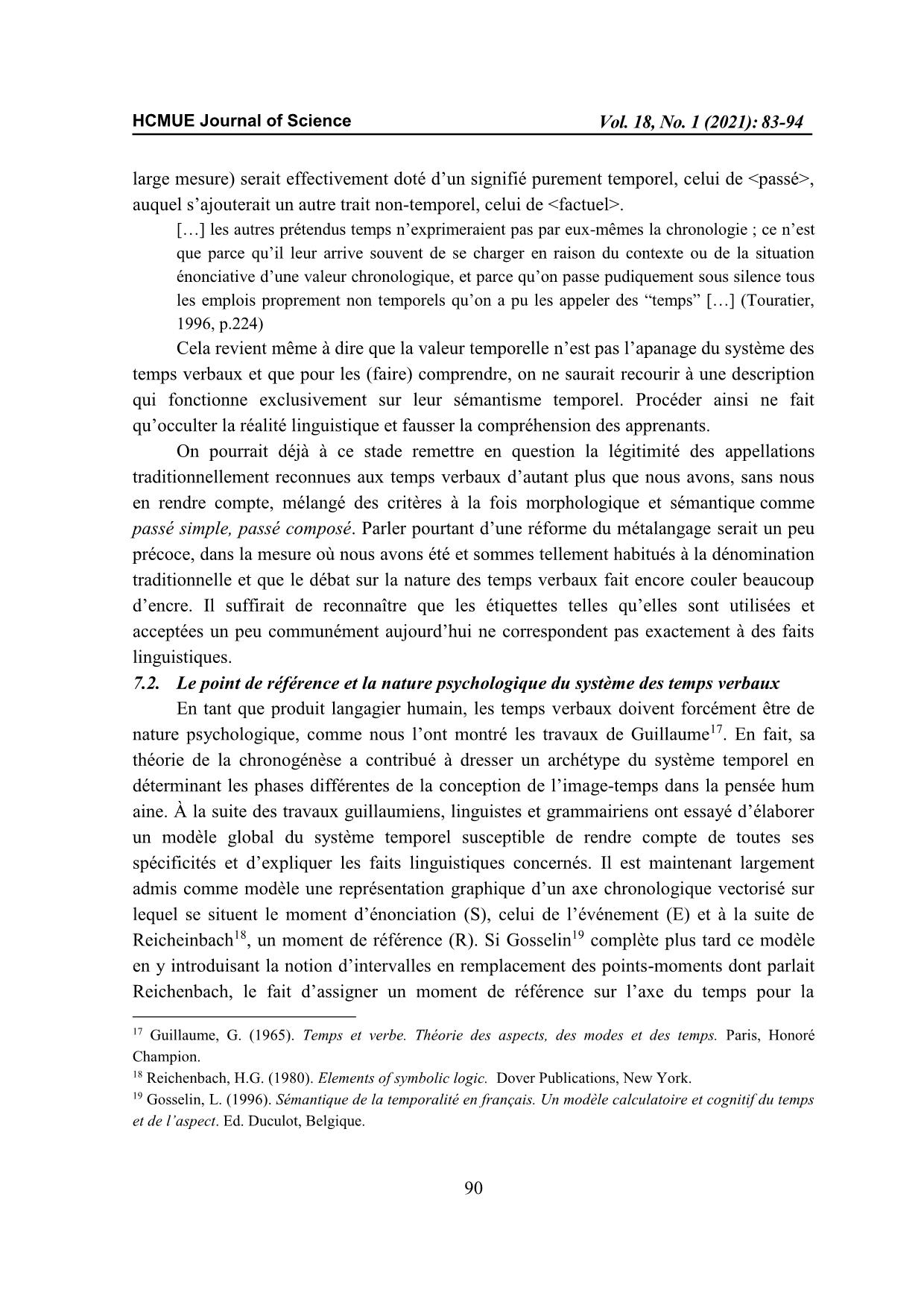 Vers une grammaire contrastive des temps verbaux pour les apprenants Vietnamiens du Français Langue Étrangère (FLE) trang 8