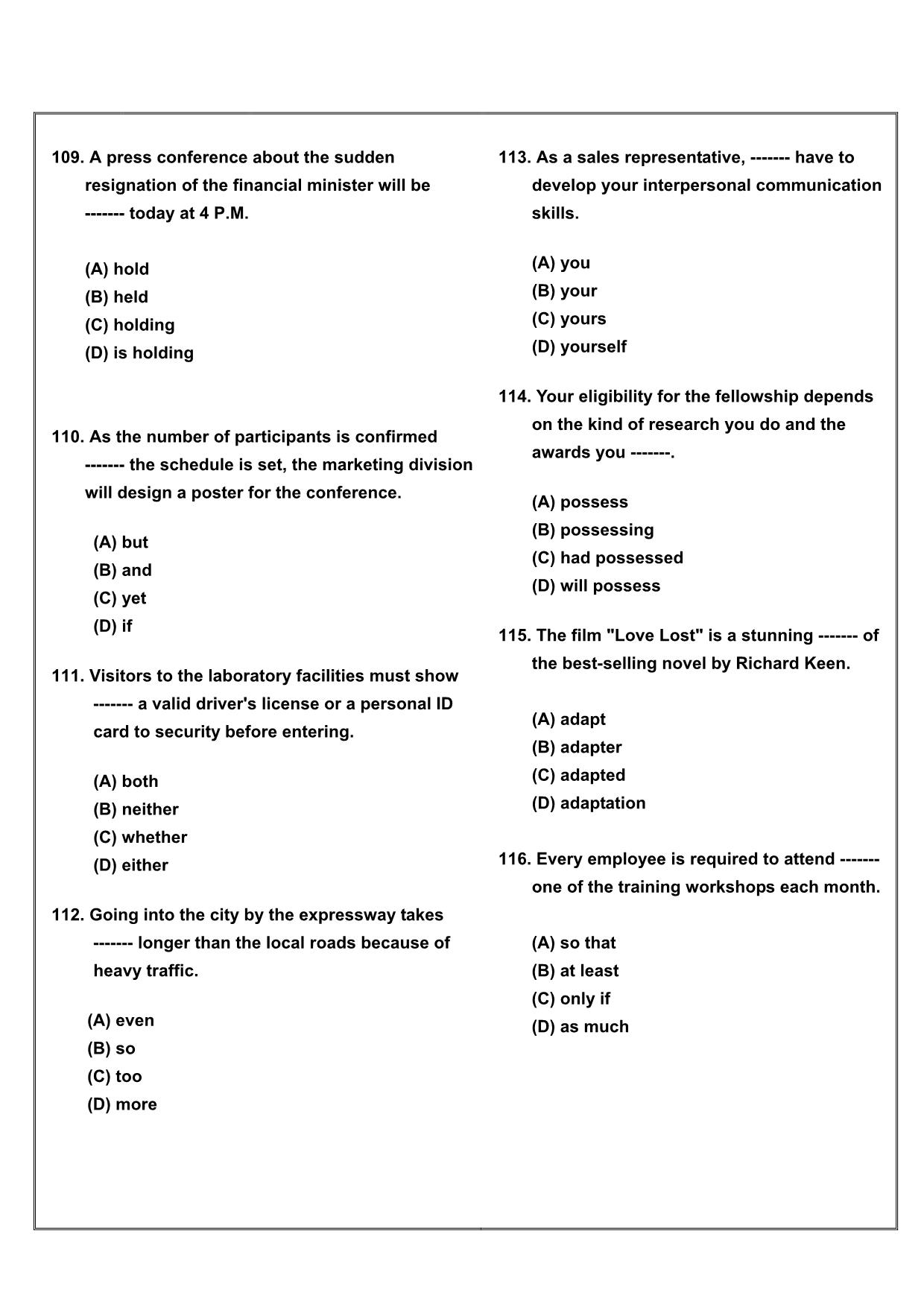 Bộ 10 đề thi thử Toeic (Có đáp án) trang 4