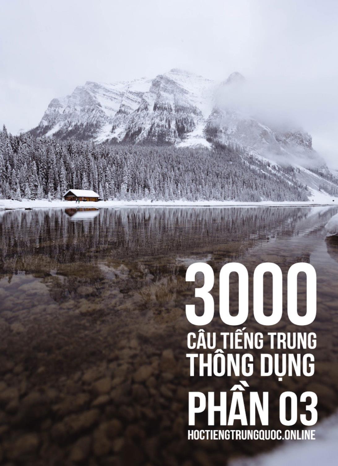 3000 Câu đàm thoại tiếng Hoa - Phần 3 trang 1