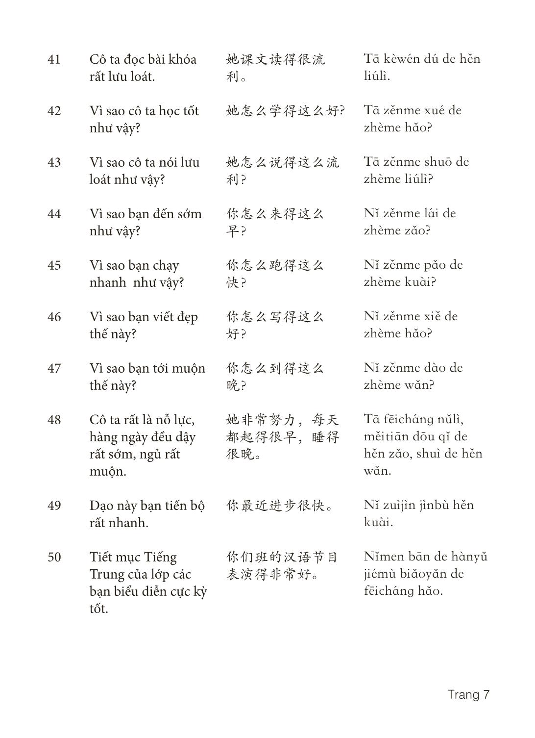 3000 Câu đàm thoại tiếng Hoa - Phần 8 trang 7
