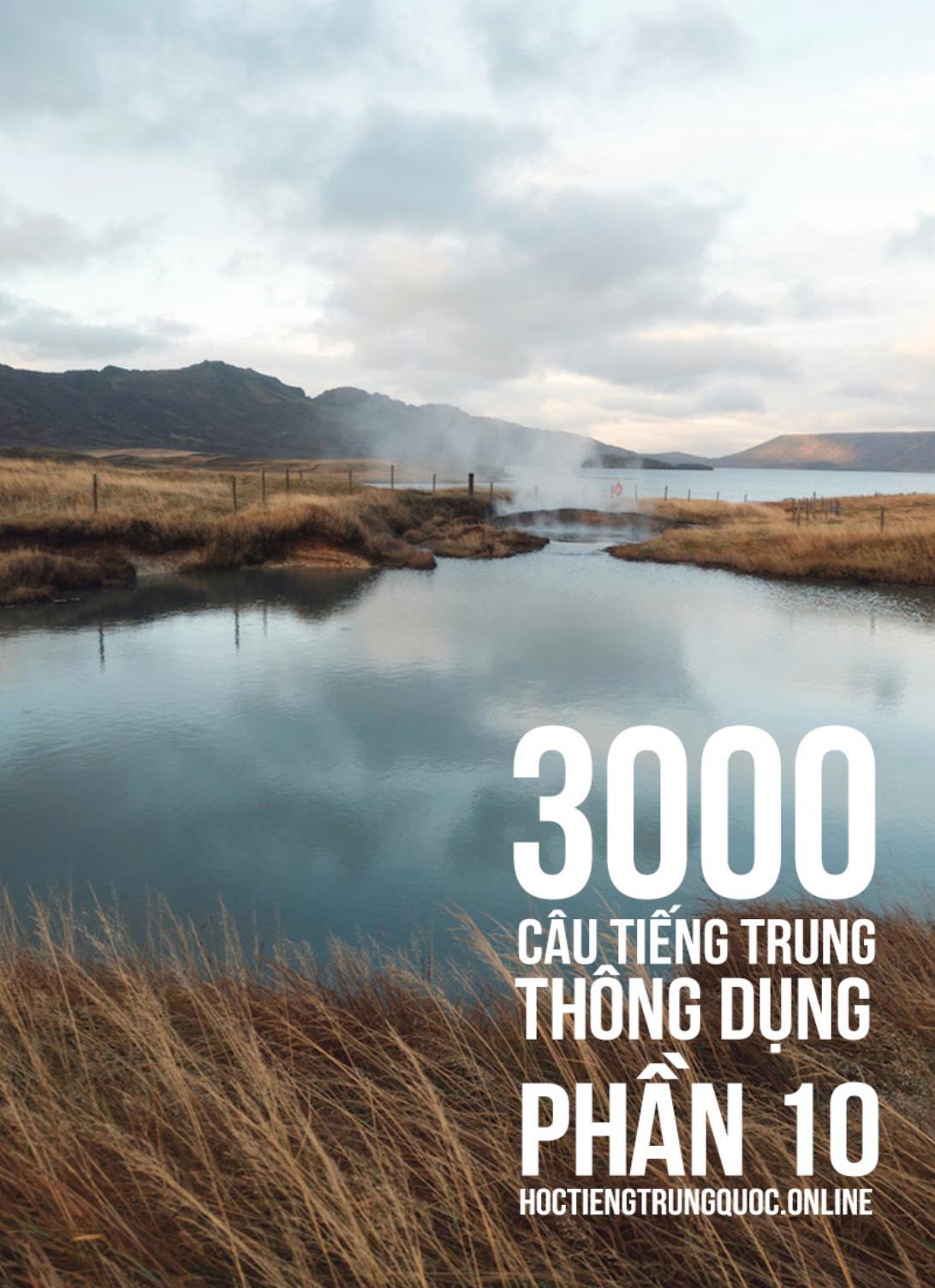 3000 Câu đàm thoại tiếng Hoa - Phần 10 trang 1