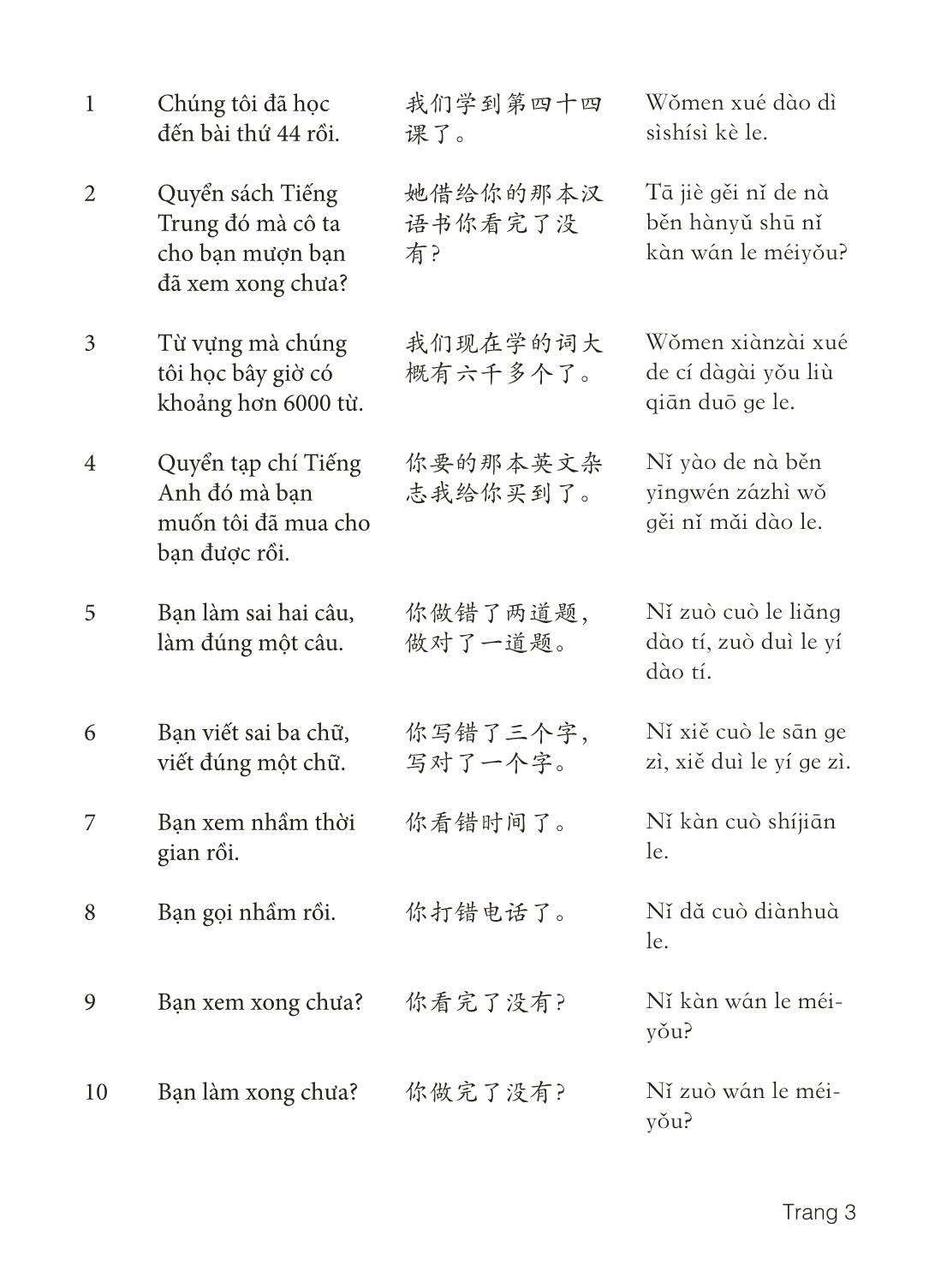 3000 Câu đàm thoại tiếng Hoa - Phần 12 trang 3