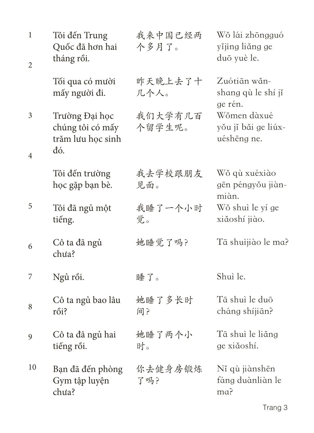 3000 Câu đàm thoại tiếng Hoa - Phần 13 trang 3