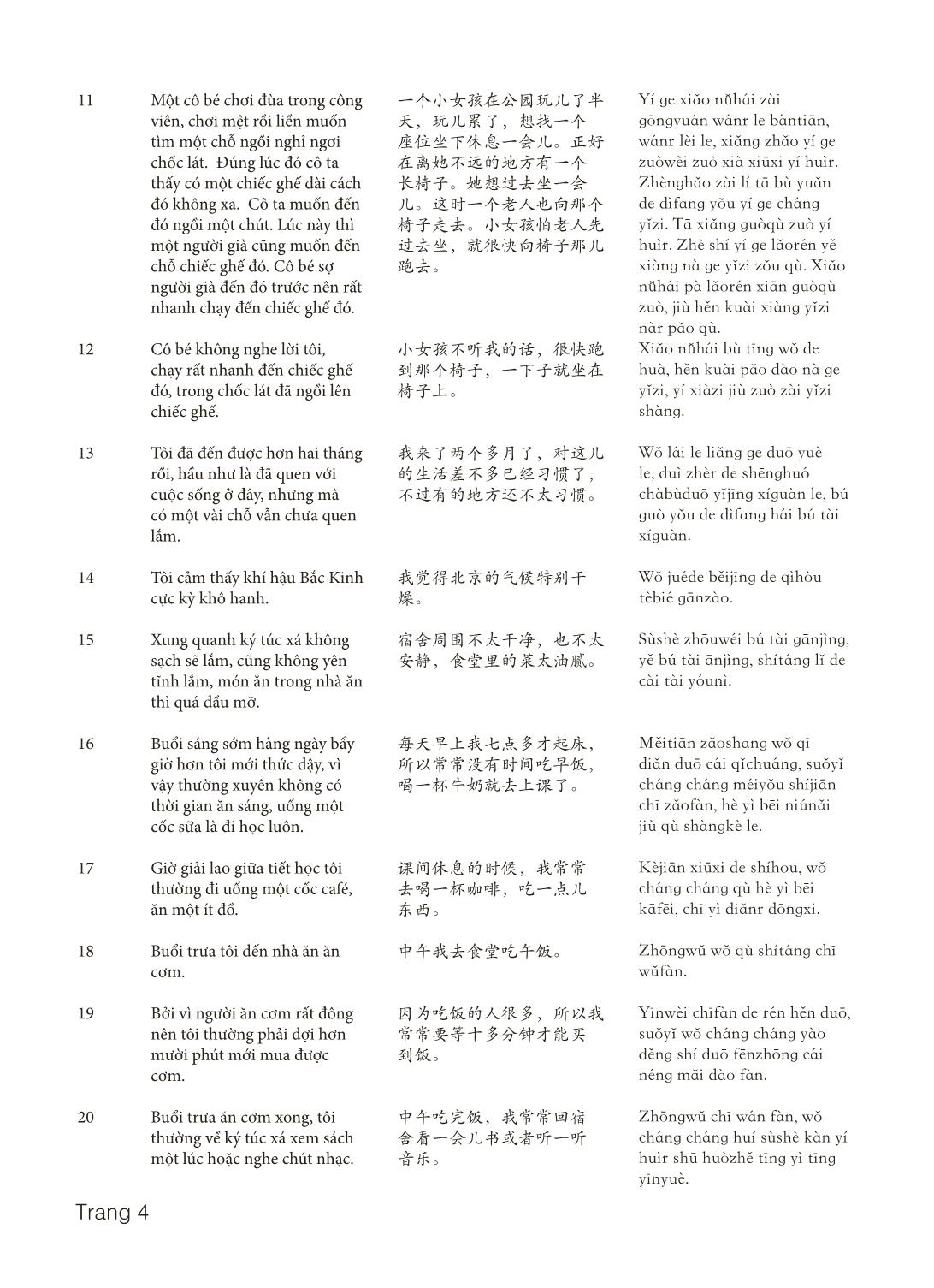 3000 Câu đàm thoại tiếng Hoa - Phần 14 trang 4