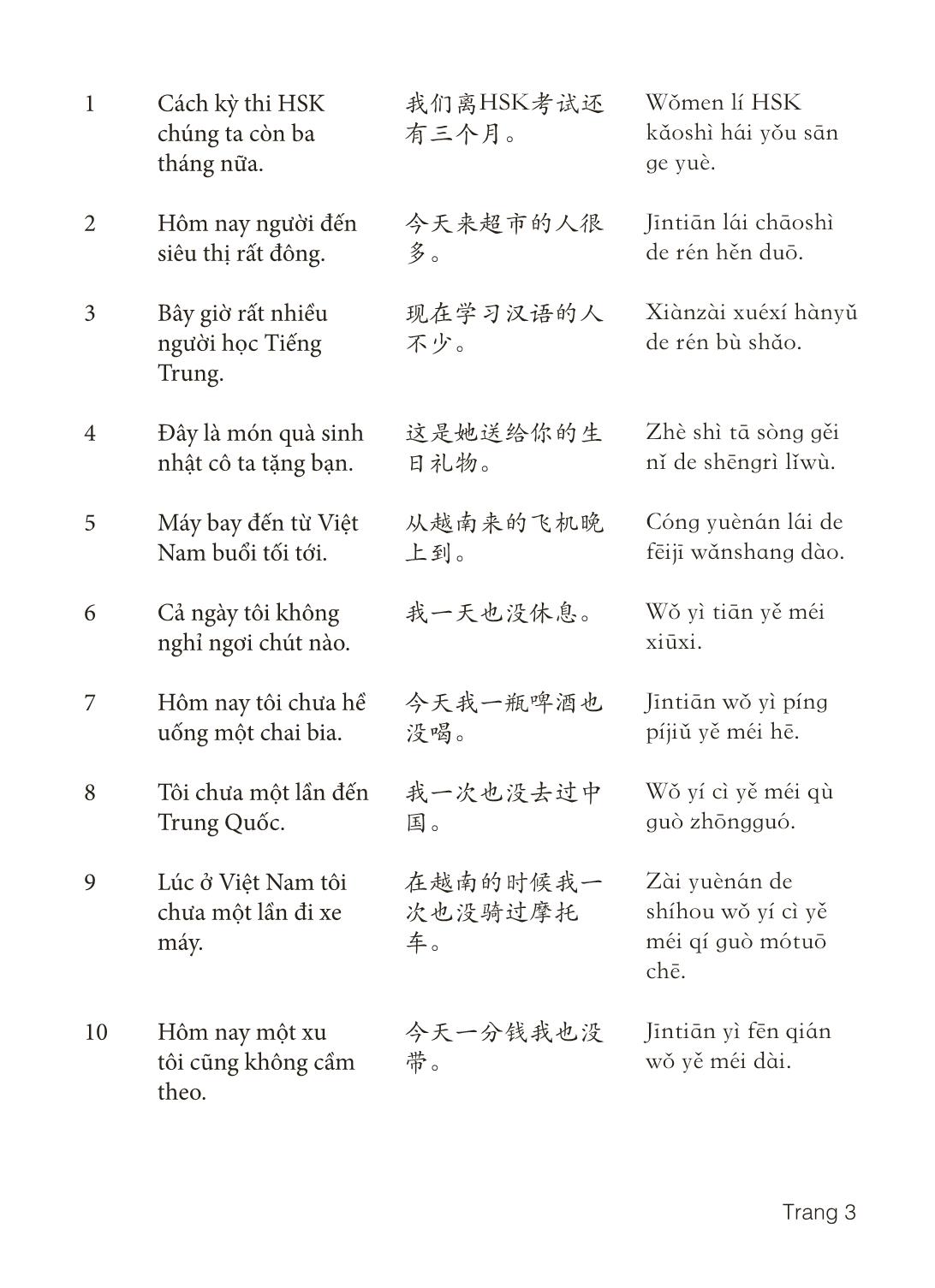 3000 Câu đàm thoại tiếng Hoa - Phần 17 trang 3