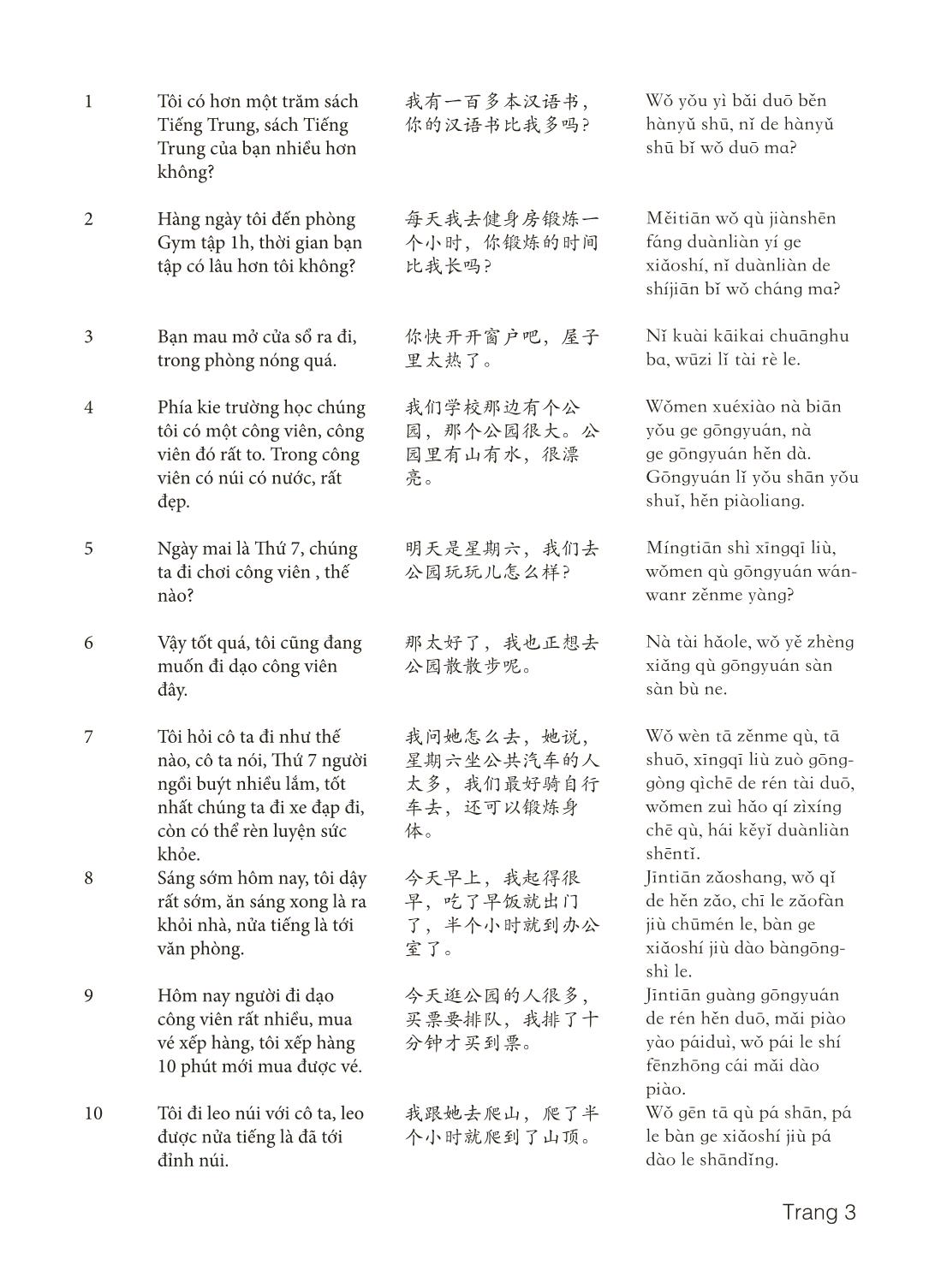 3000 Câu đàm thoại tiếng Hoa - Phần 20 trang 3